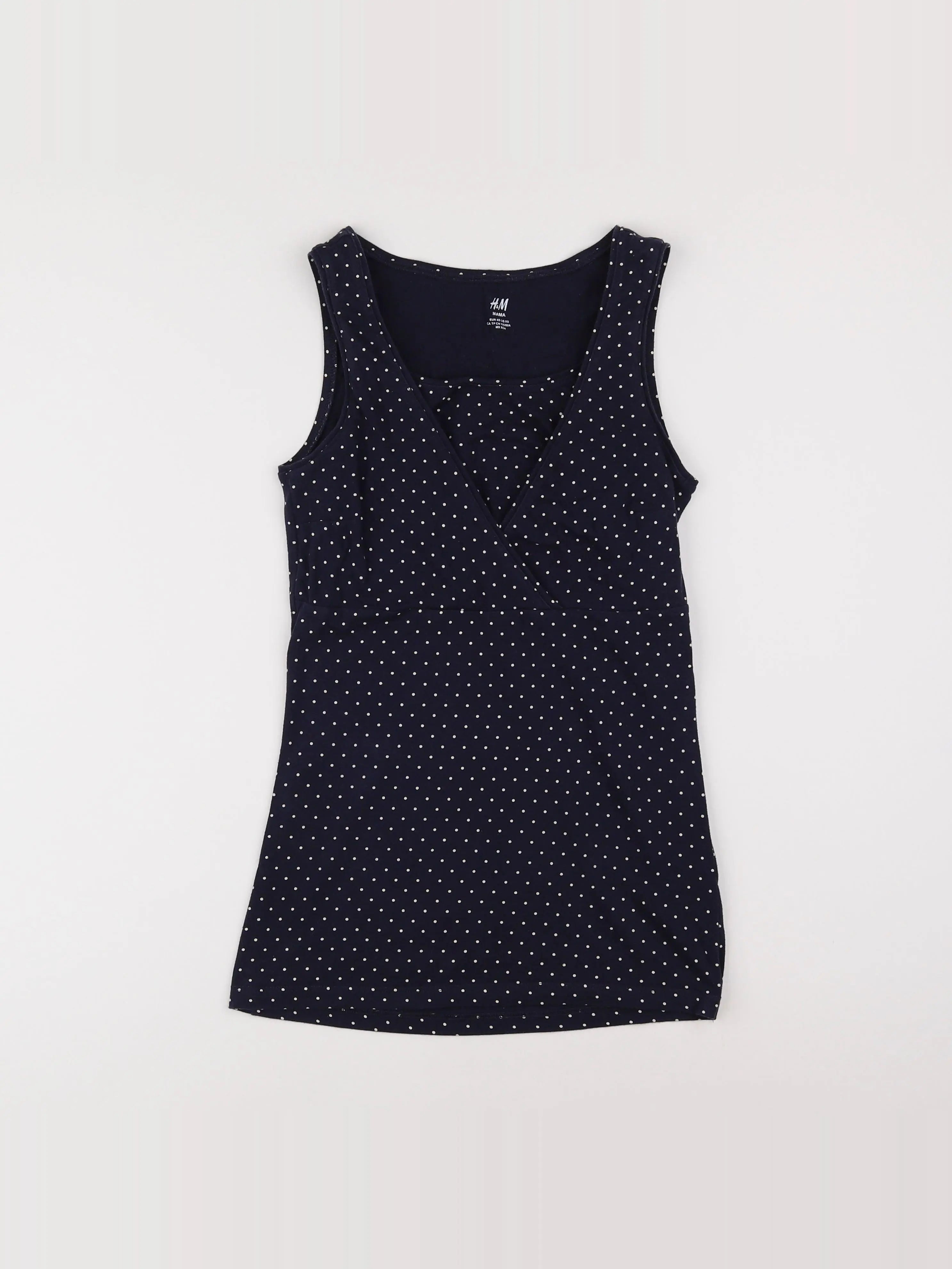 H&M - débardeur allaitement bleu - 34