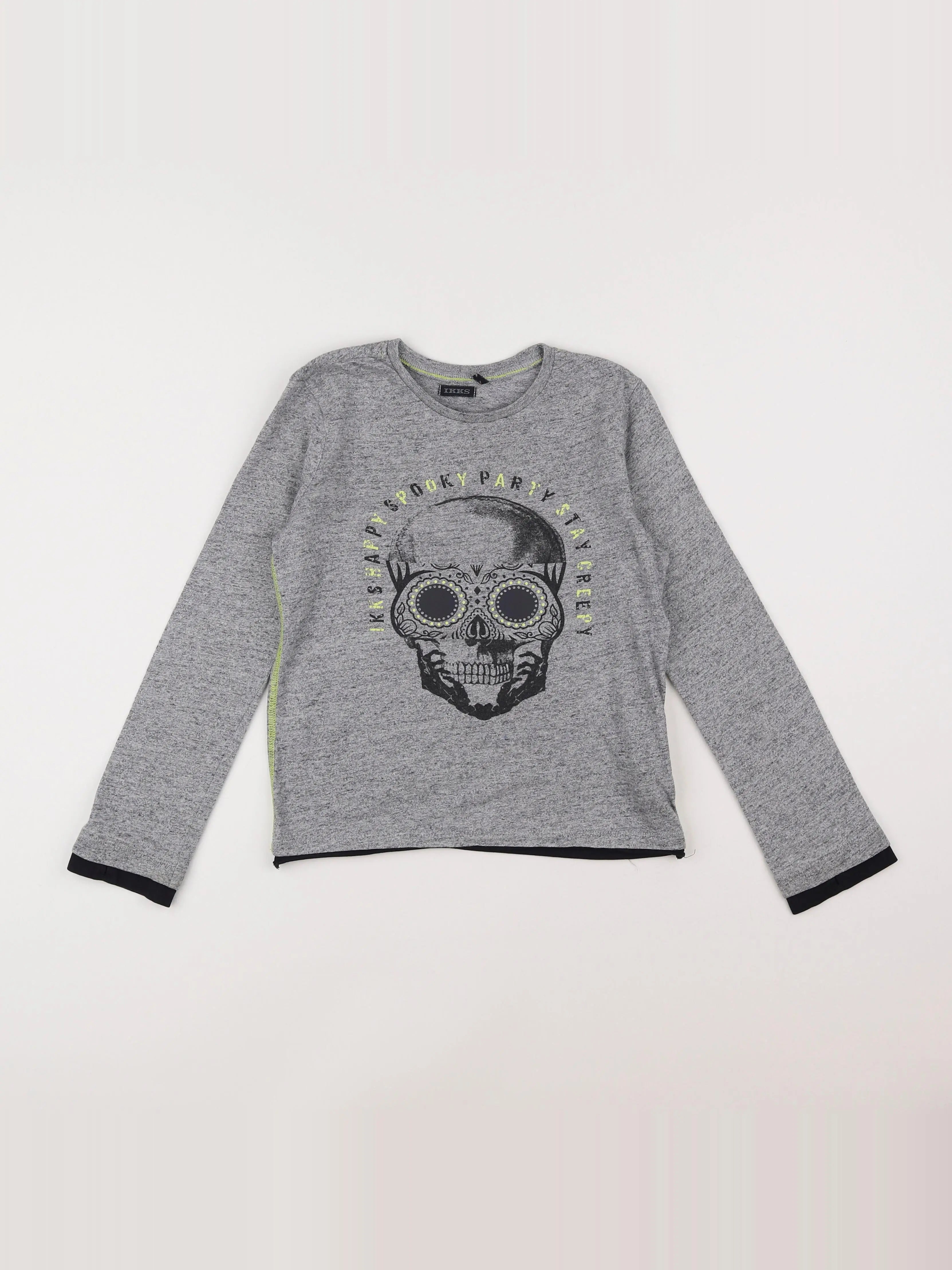IKKS - tee-shirt gris - 6 ans