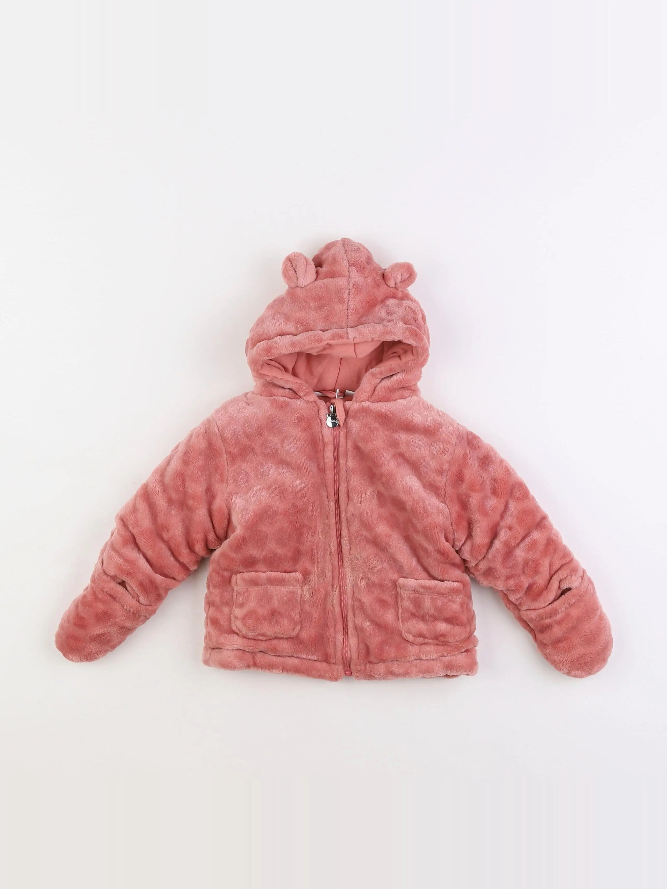 Noukie's - veste doublé rose - 6 mois