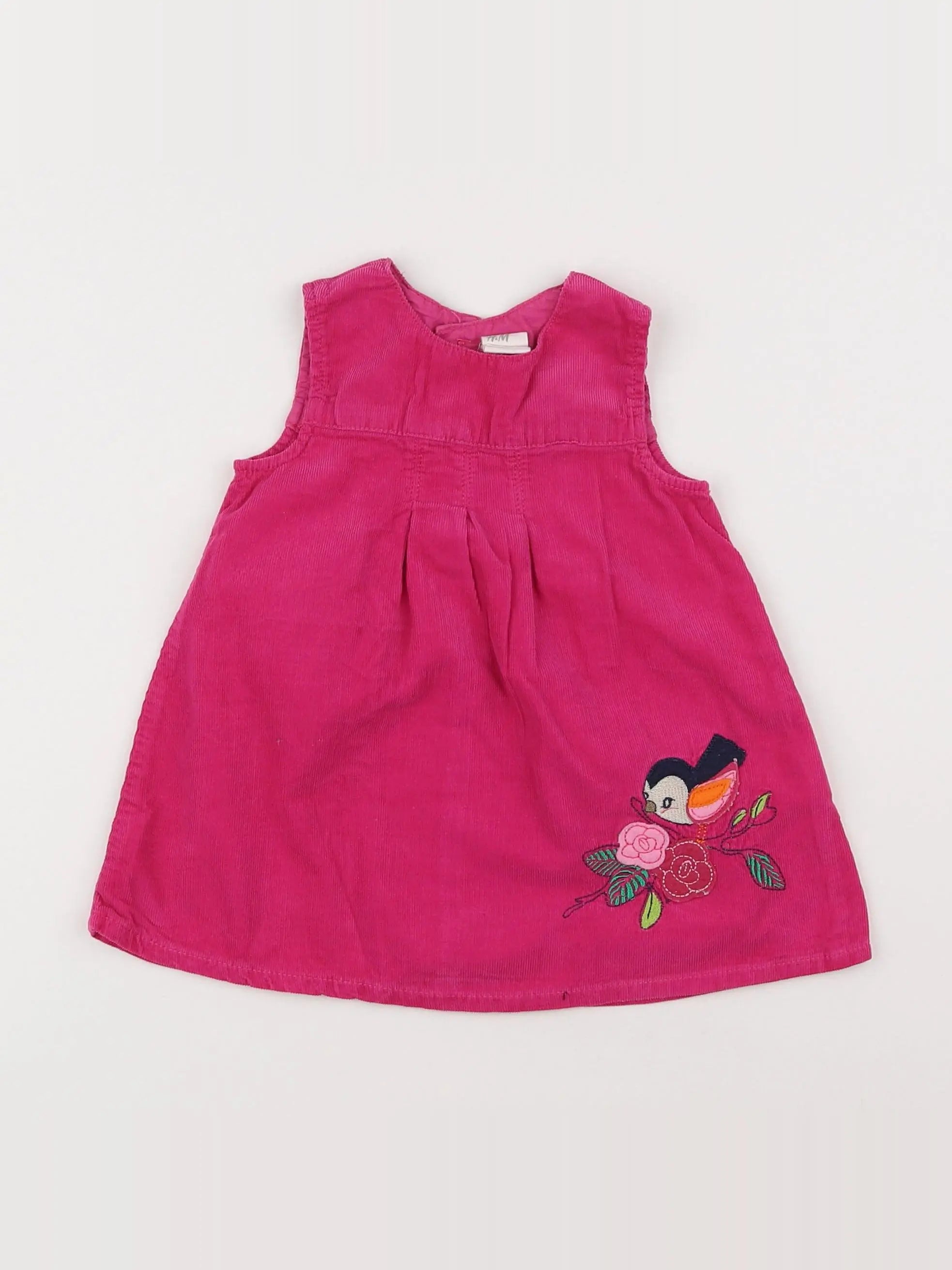 H&M - robe rose - 3/6 mois