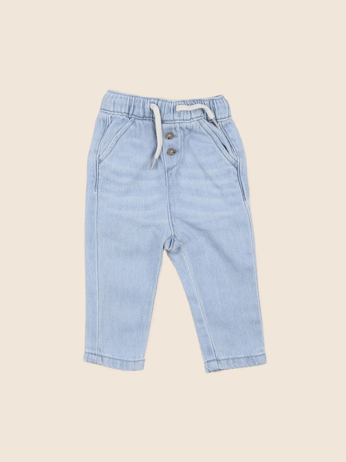 Vertbaudet - jegging bleu - 3 mois
