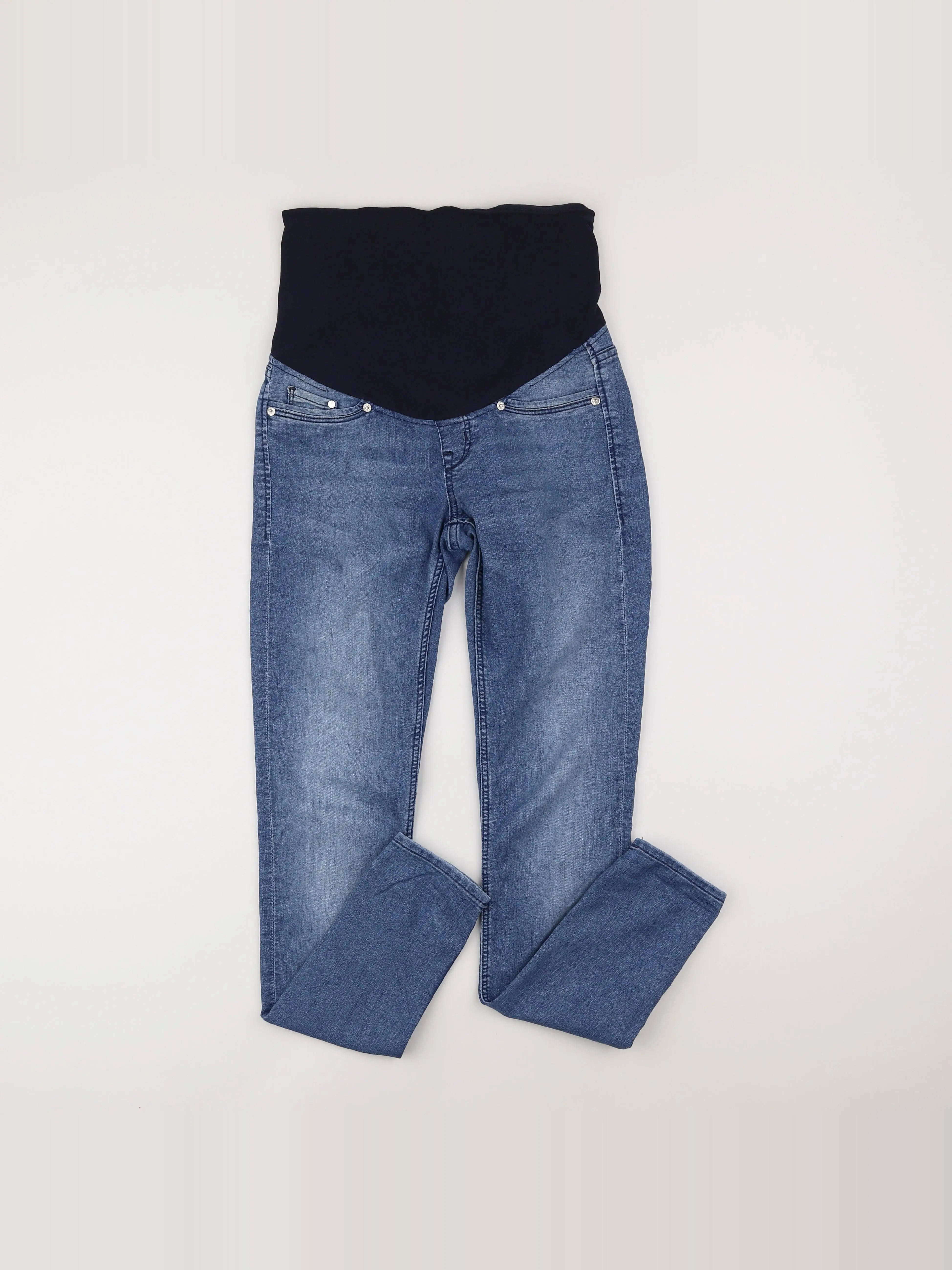 H&M - jean grossesse bleu - 36