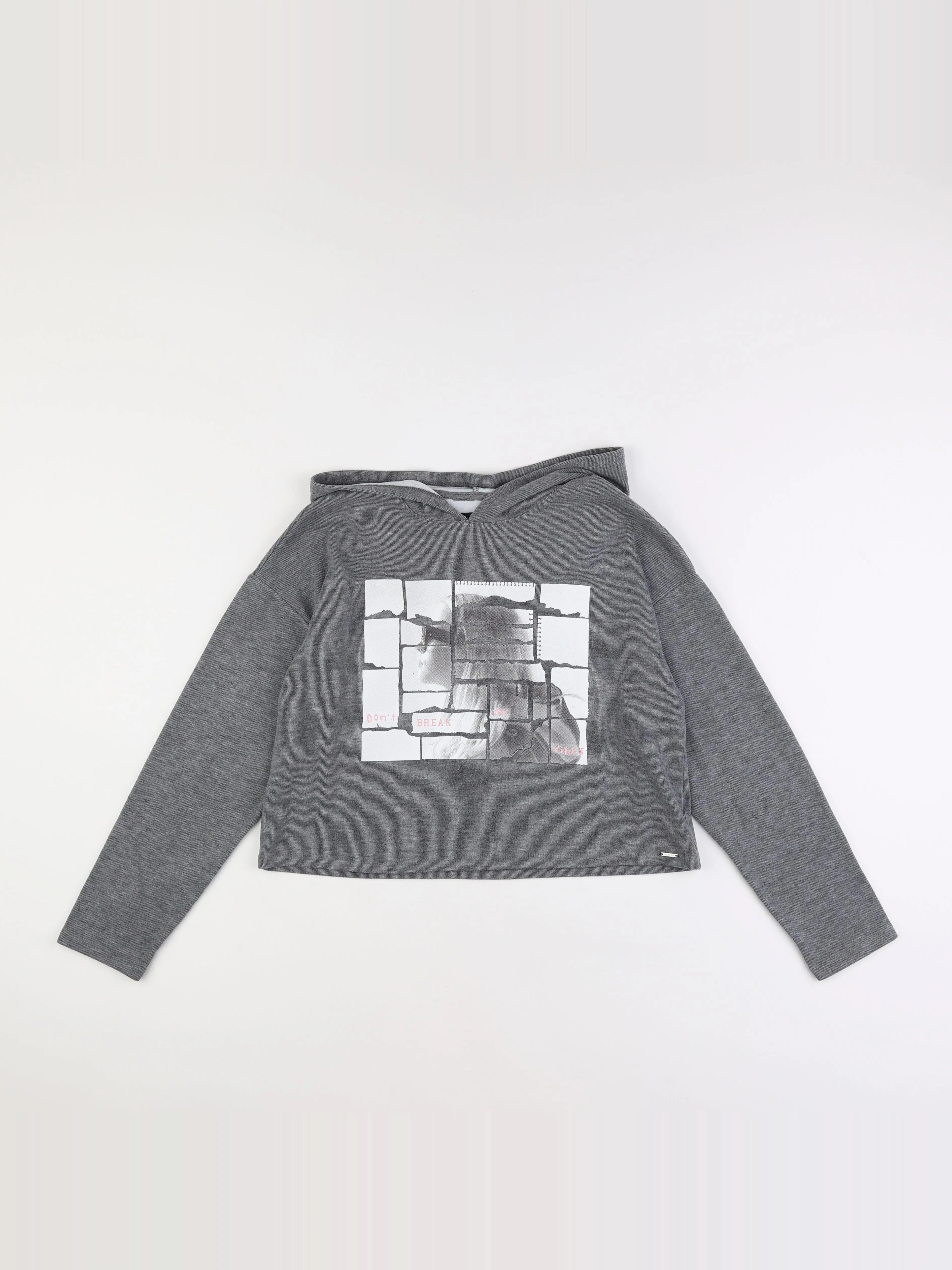IKKS - sweat gris - 12 ans