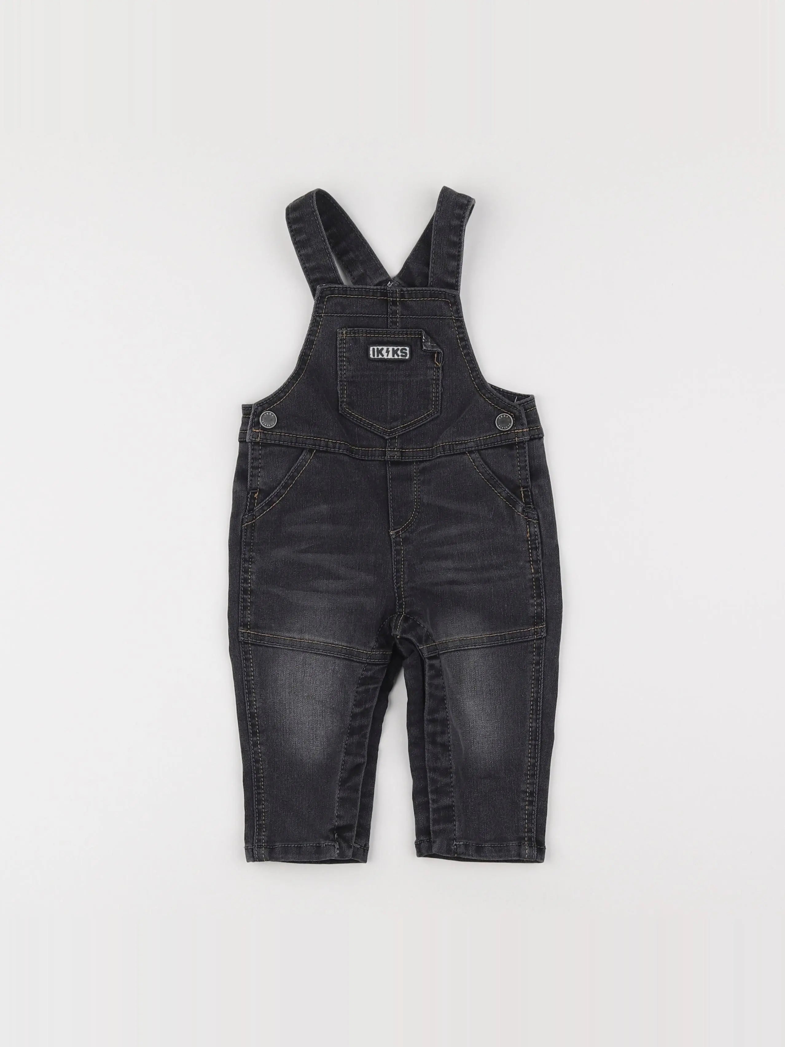 IKKS - salopette gris - 6 mois