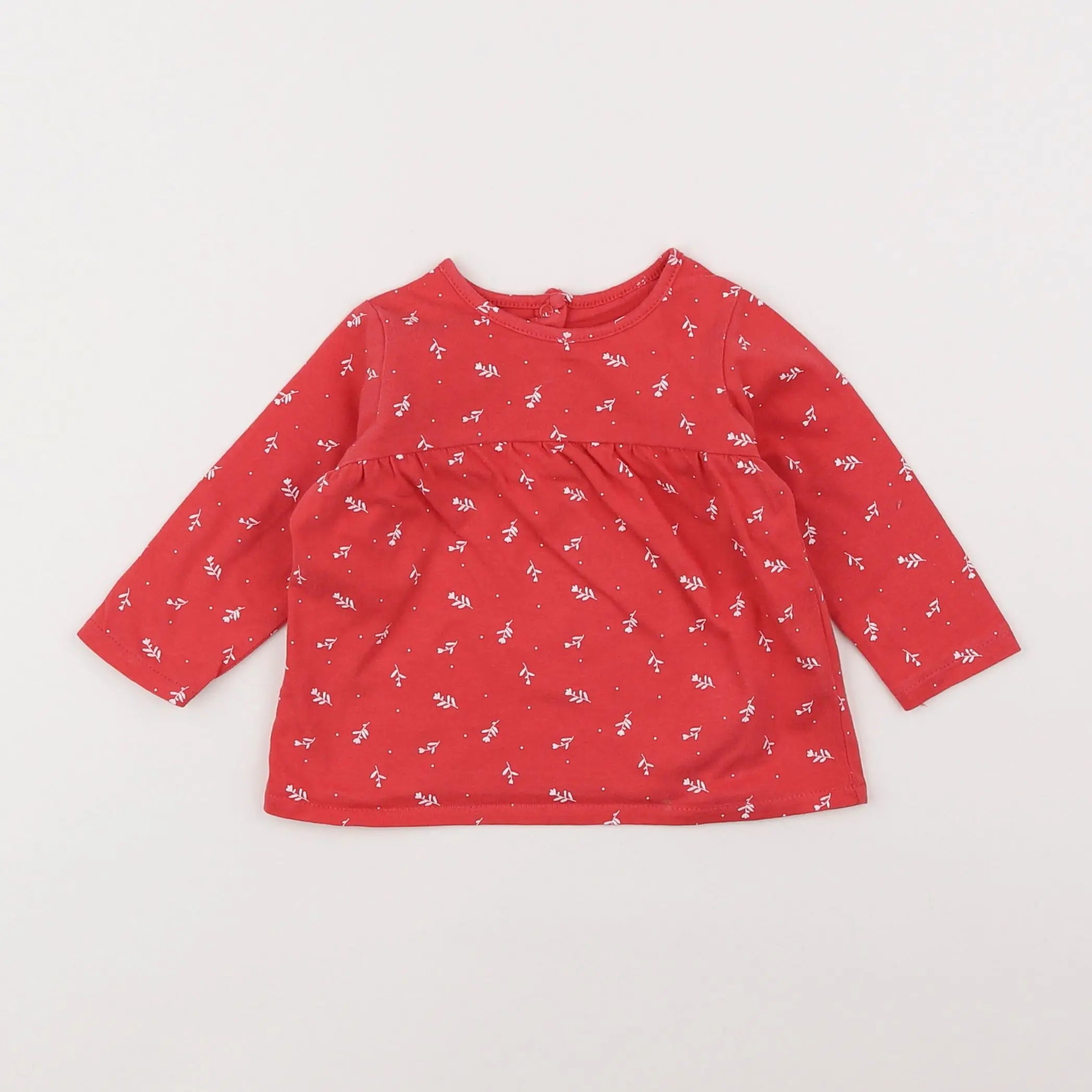 Vertbaudet - tee-shirt rose - 6 mois