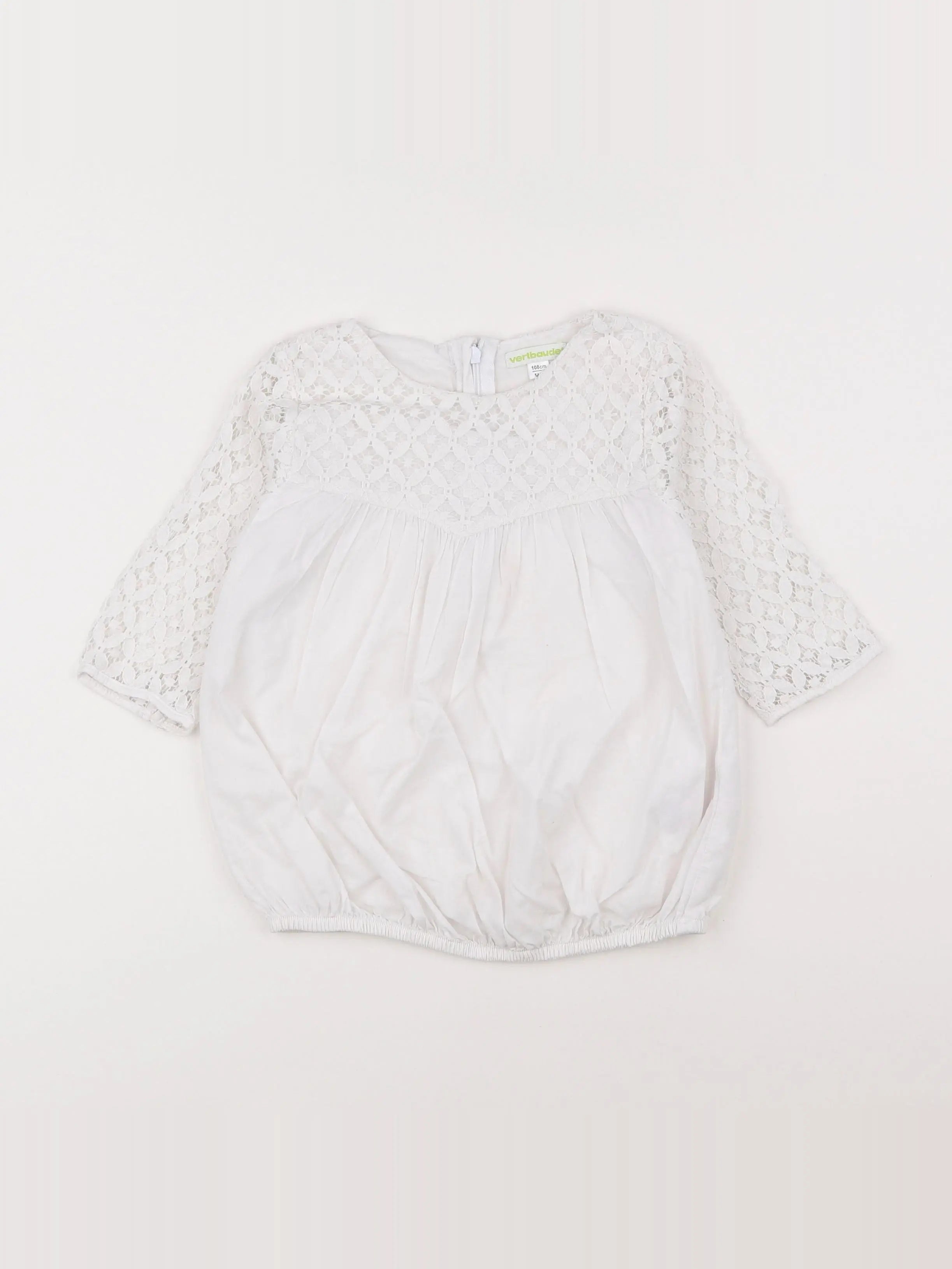 Vertbaudet - robe blanc - 5 ans