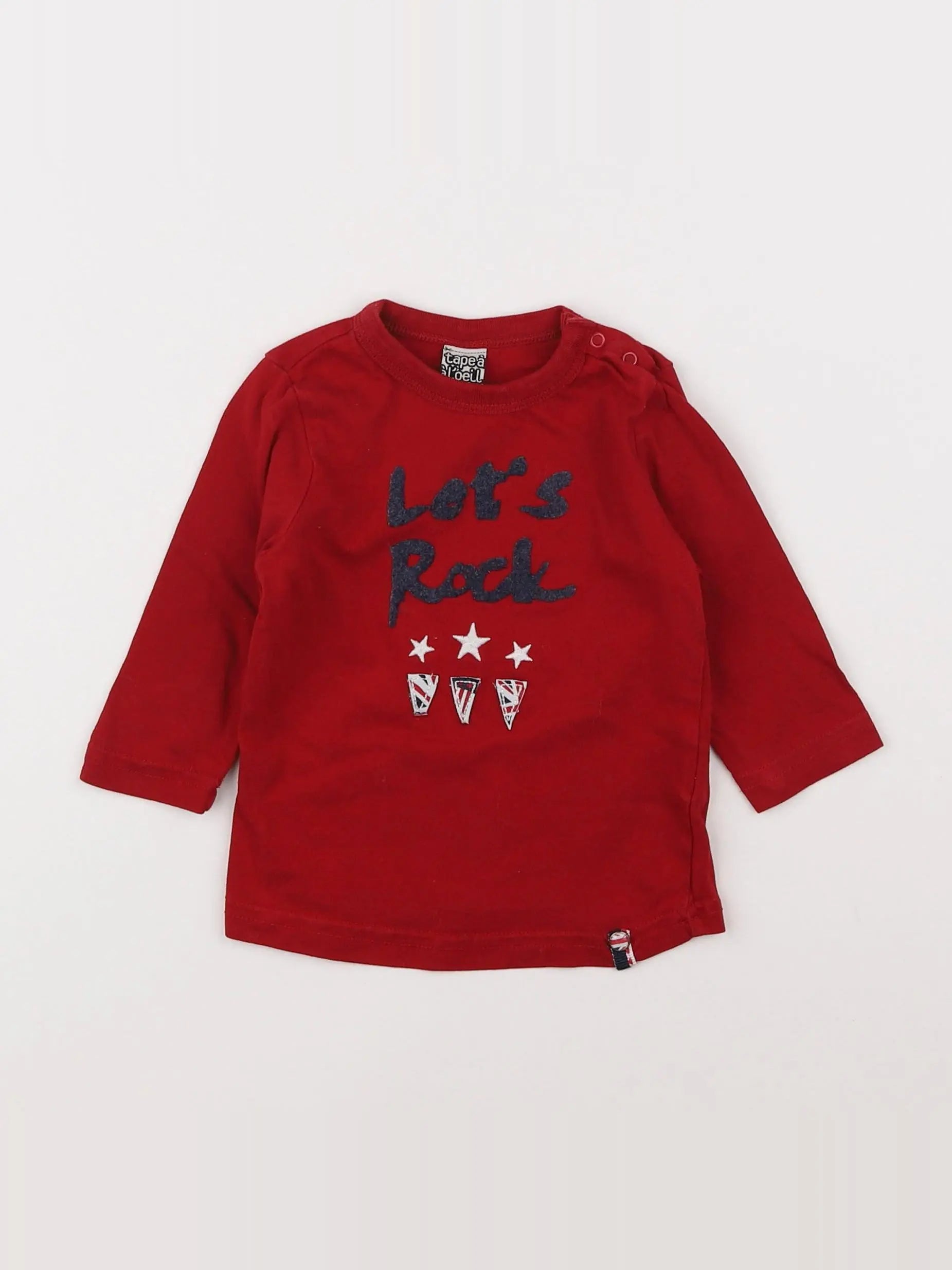 Tape à l'oeil - tee-shirt rouge - 9 mois