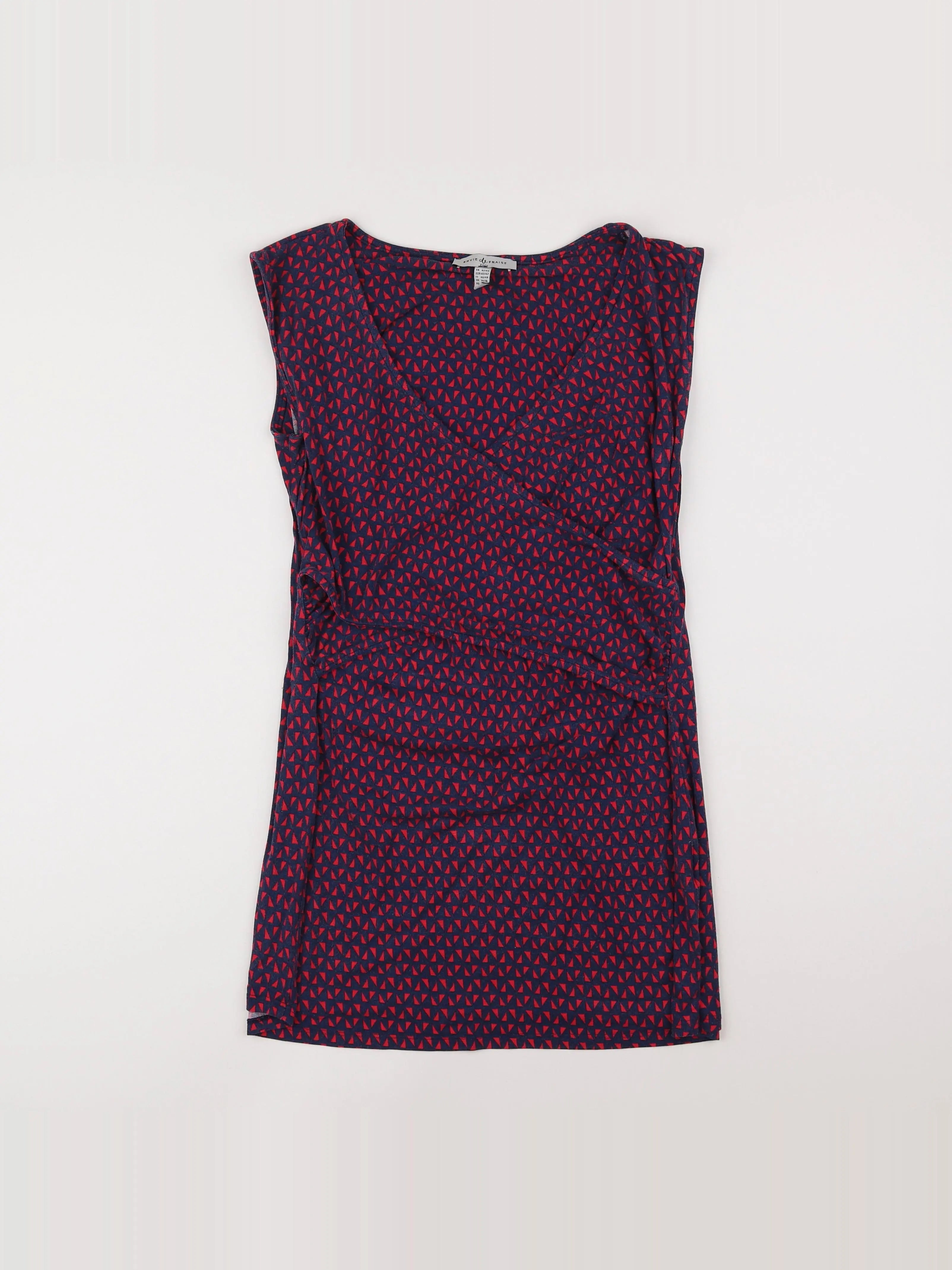 Envie de fraise - robe grossesse rouge - 42 à 44