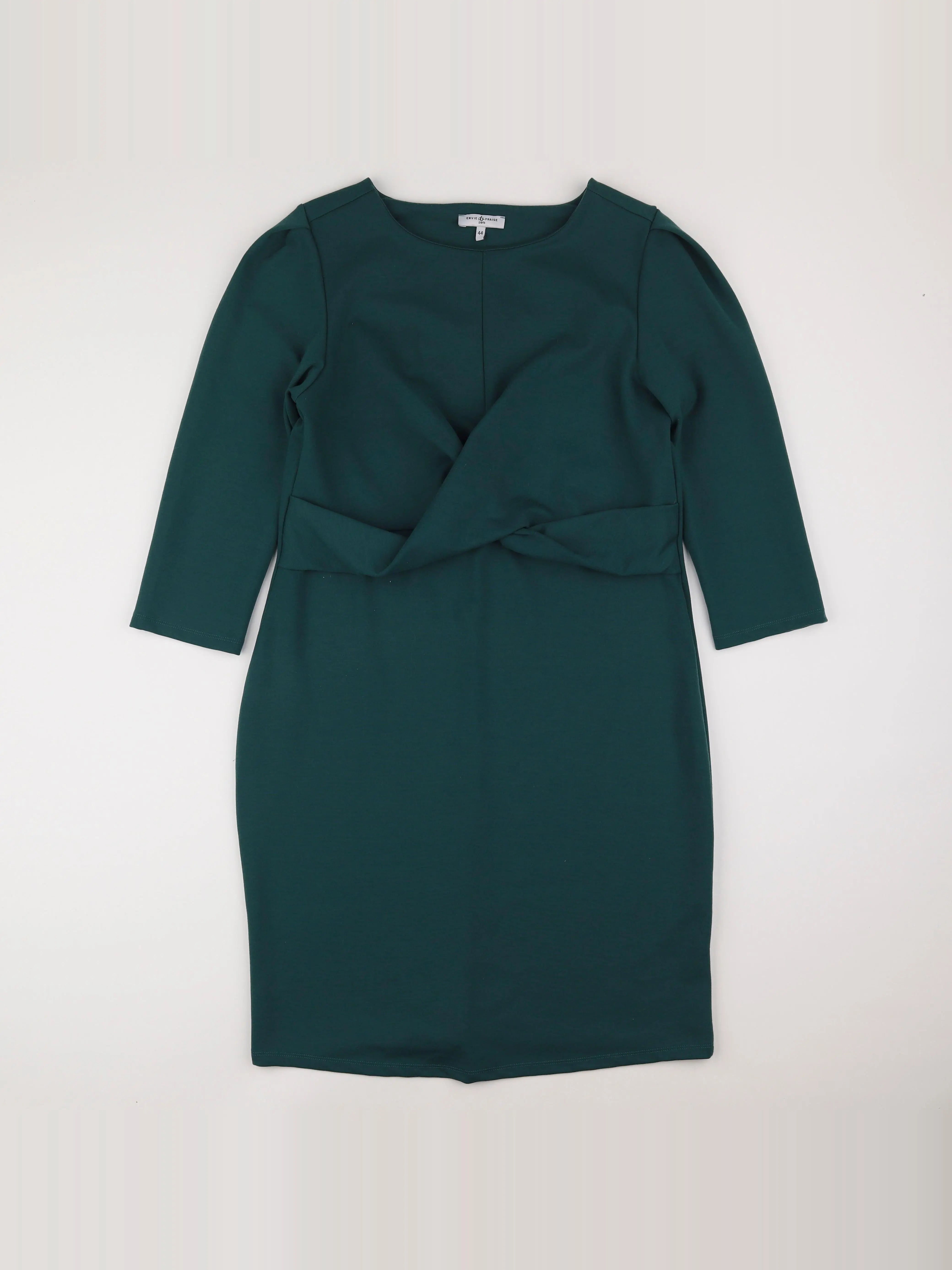 Envie de fraise - robe grossesse vert - 44