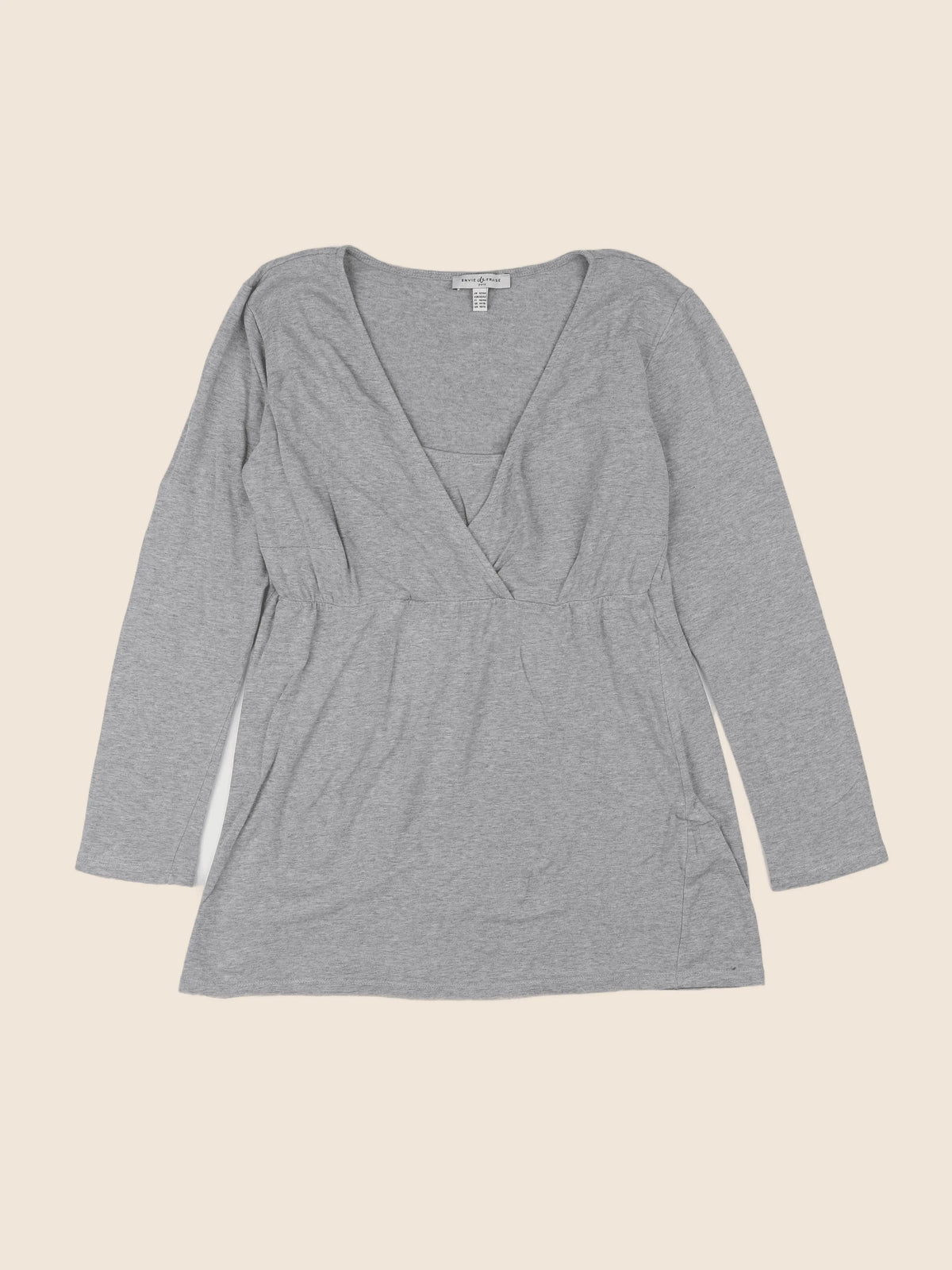 Envie de fraise - tee-shirt grossesse gris - 42 à 44