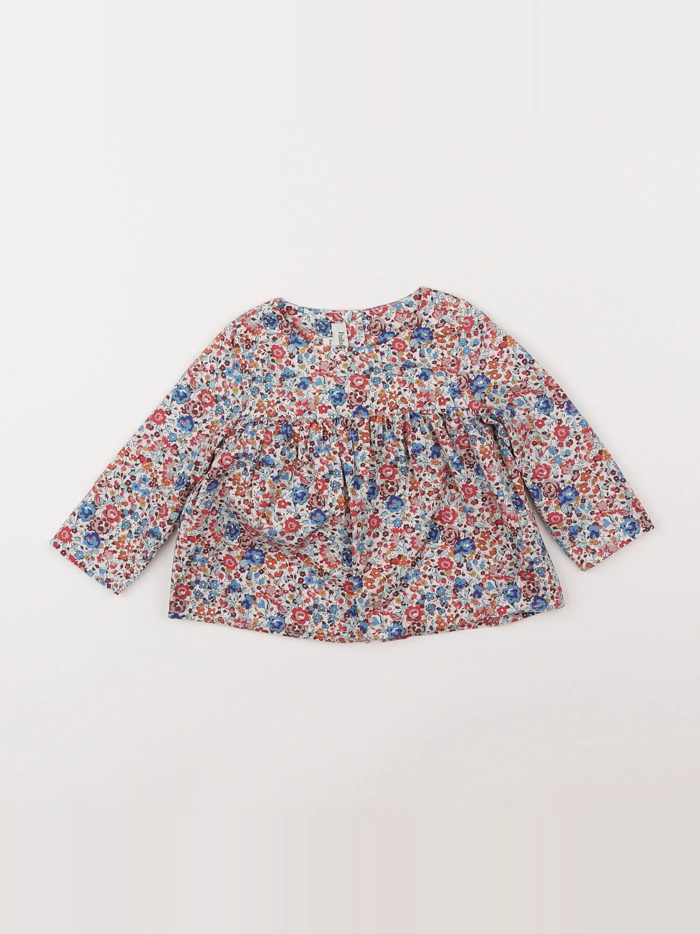 Natalys - blouse multicolore - 6 mois