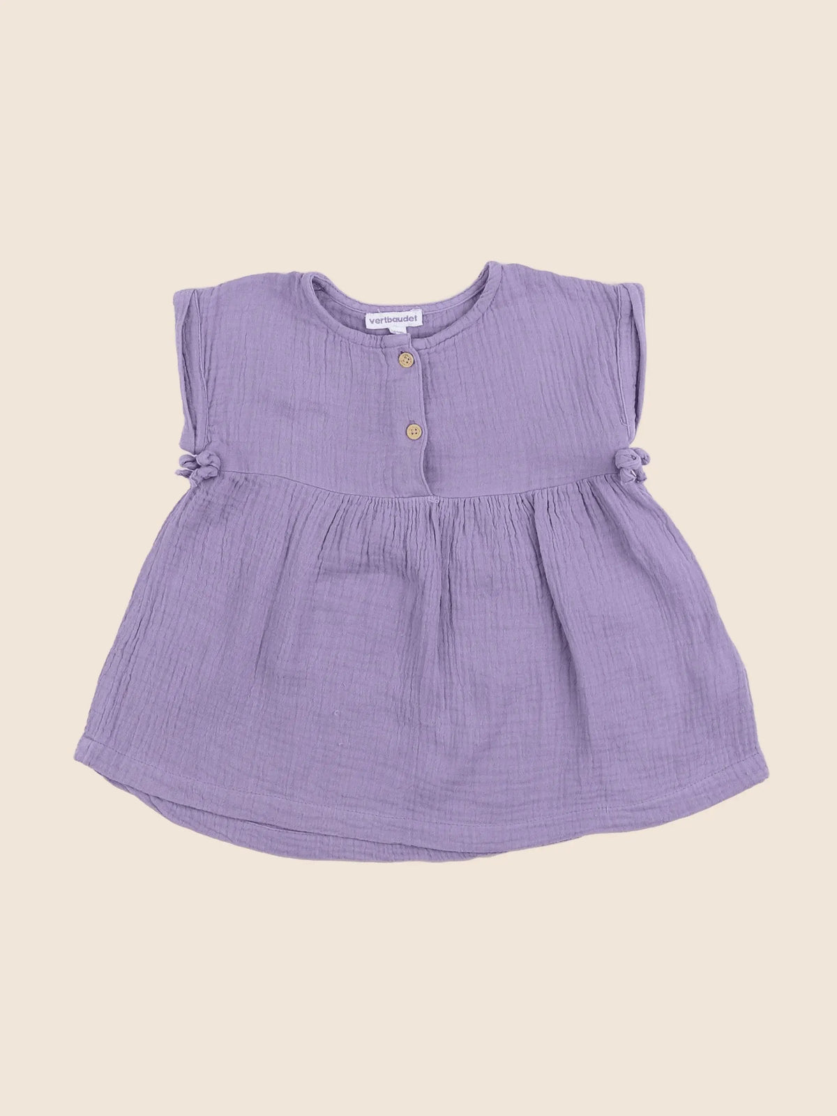 Vertbaudet - robe violet - 12 mois