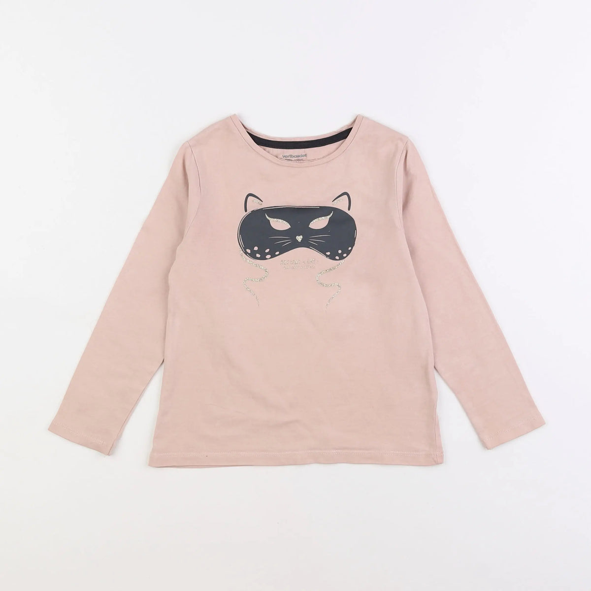 Vertbaudet - tee-shirt rose - 6 ans