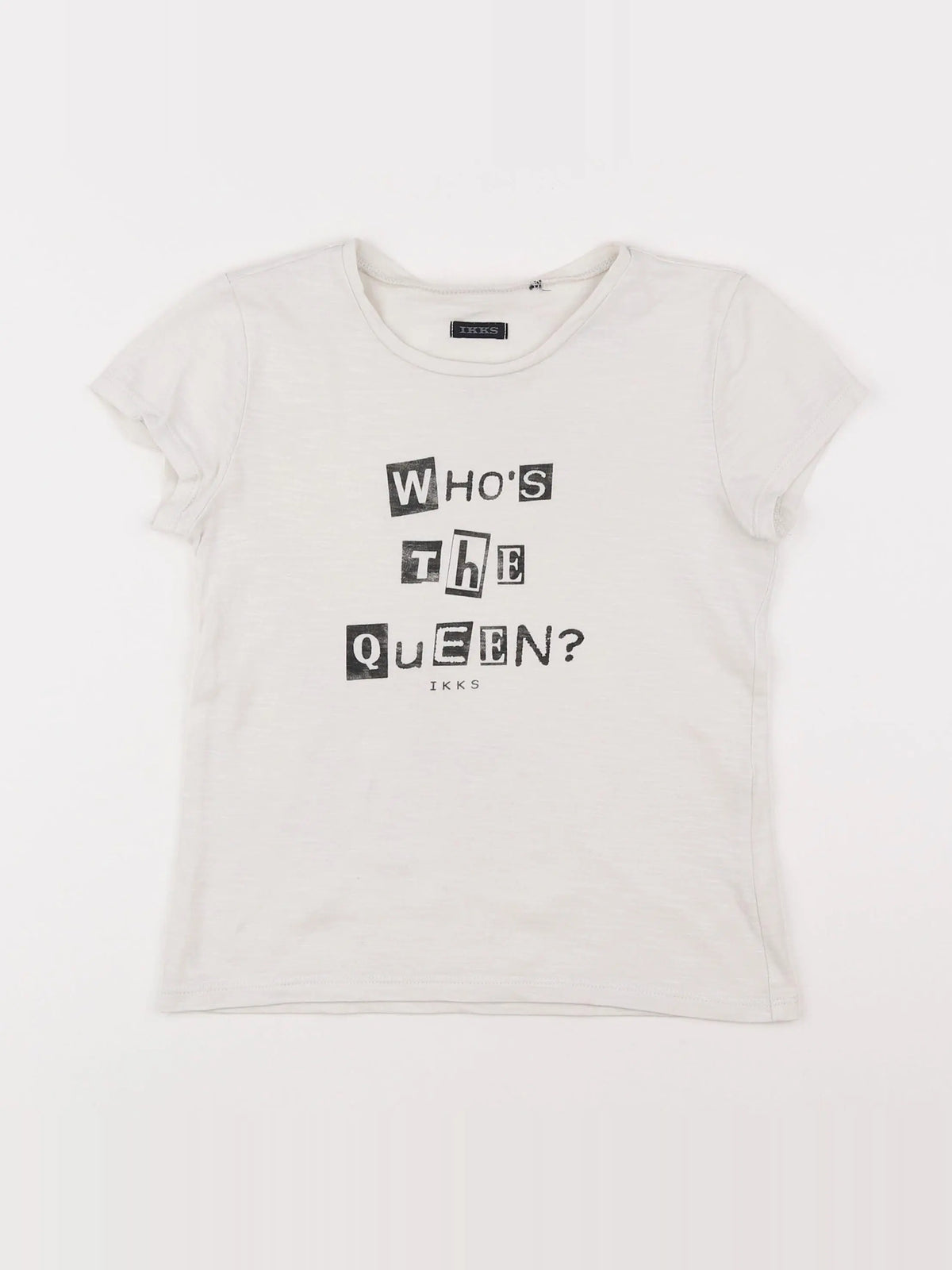 IKKS - tee-shirt beige - 8 ans
