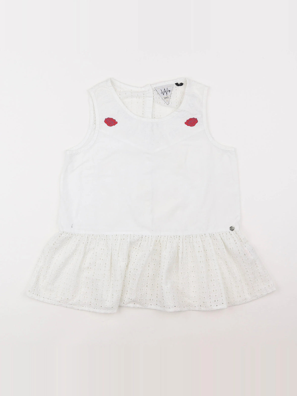IKKS - débardeur blanc - 12 ans