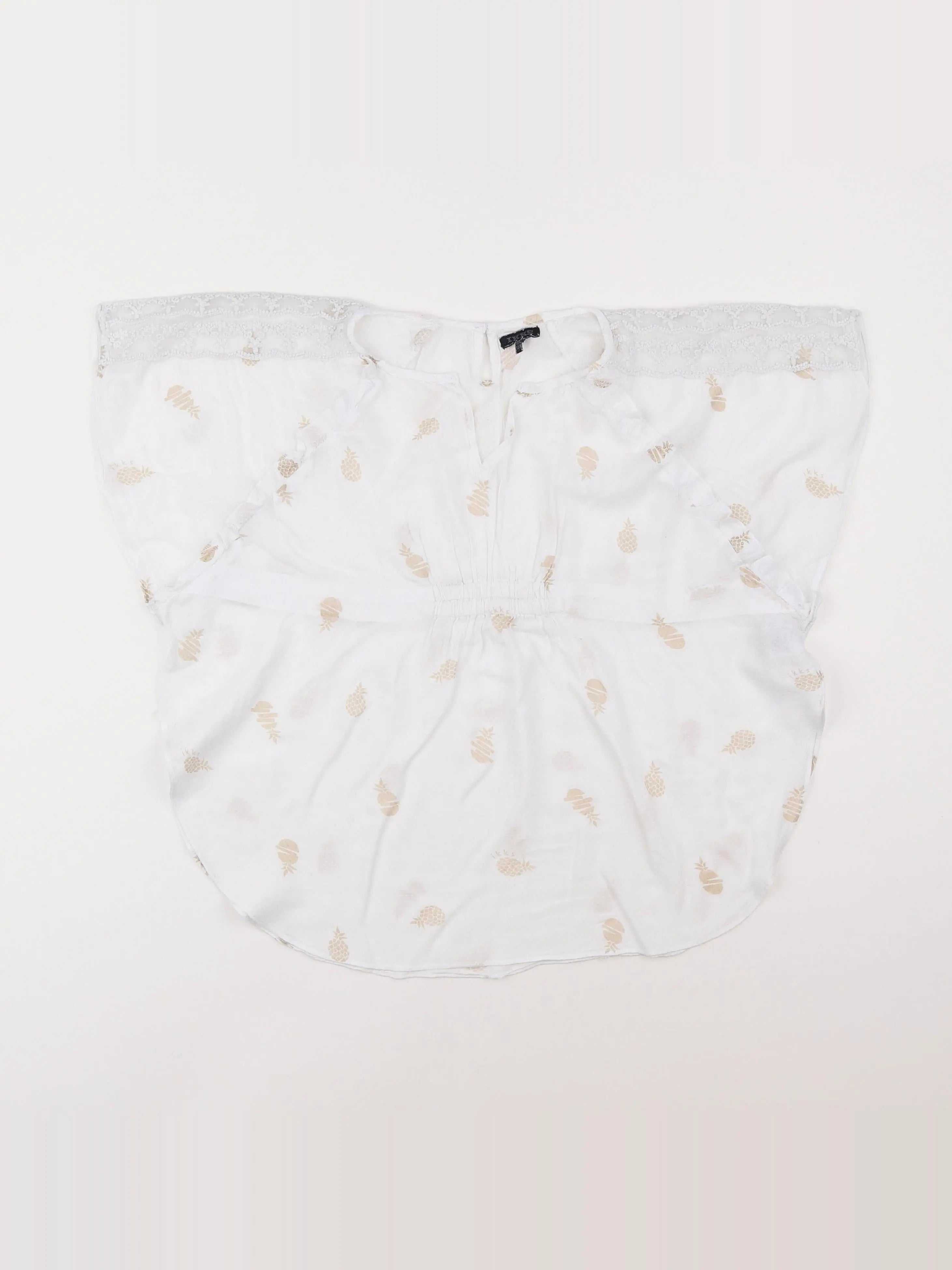 IKKS - blouse blanc - 10 ans