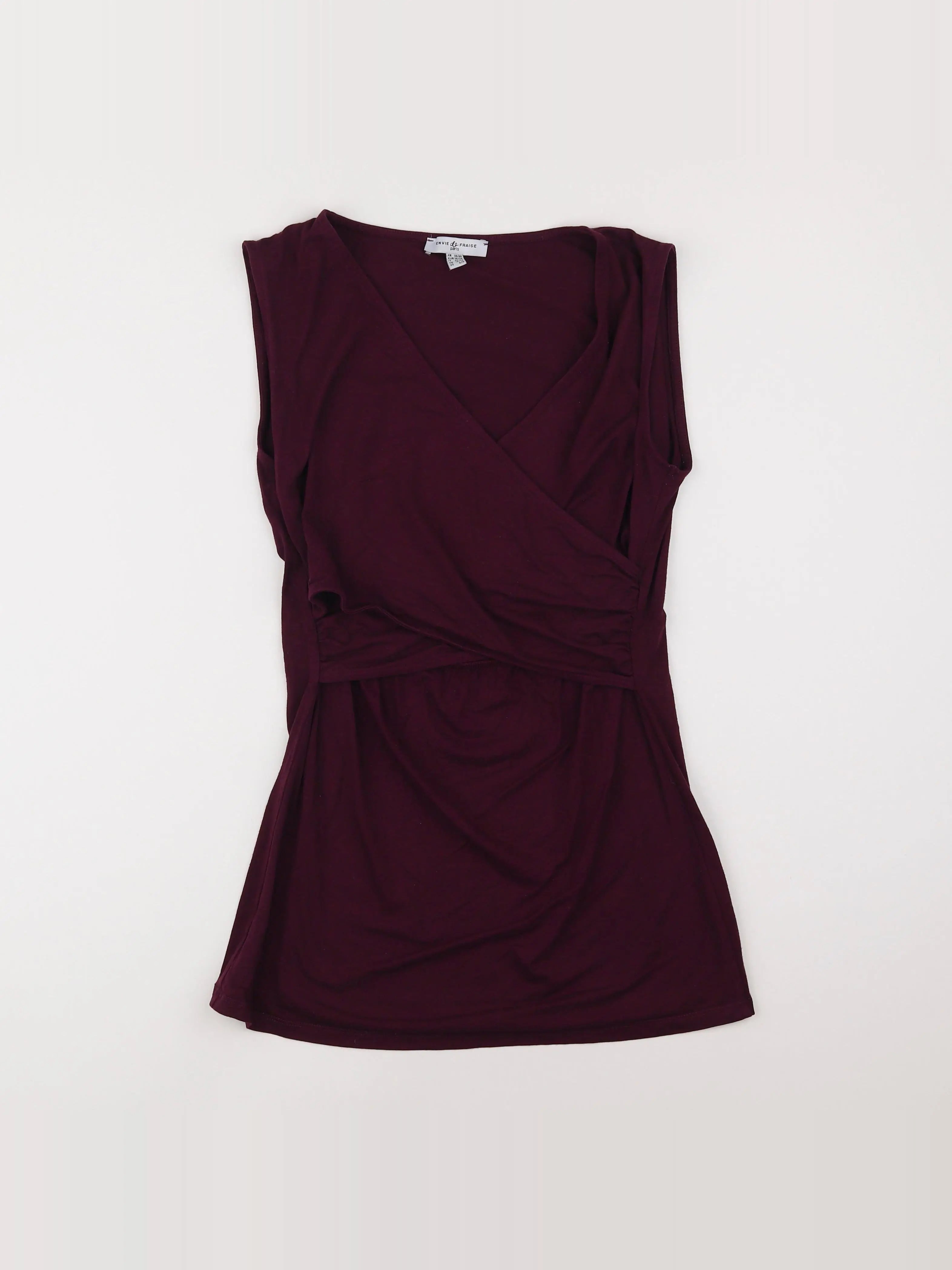 Envie de fraise - gilet grossesse rouge - 38 à 40