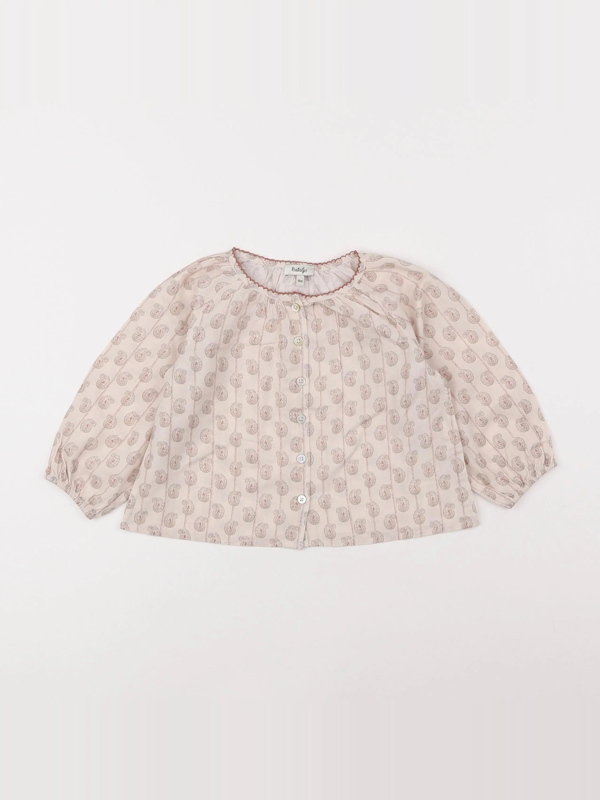 Natalys - blouse beige - 18 mois