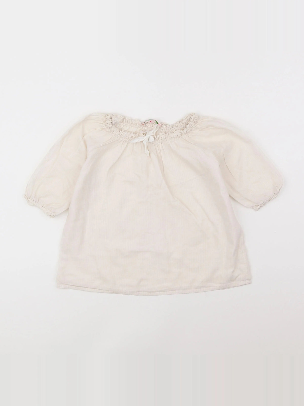Bonpoint - blouse beige - 6 ans