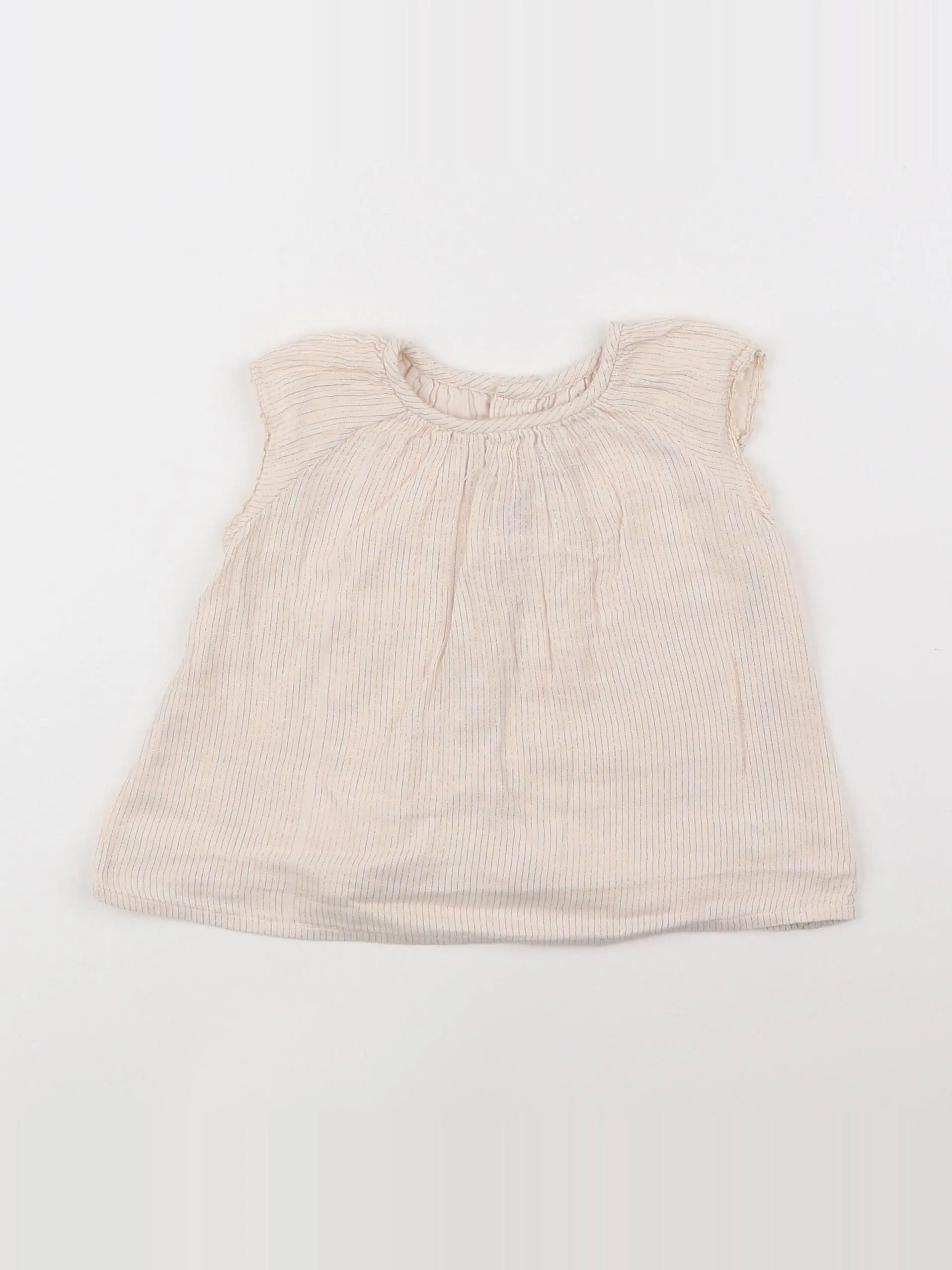 Bonpoint - blouse beige - 18 mois