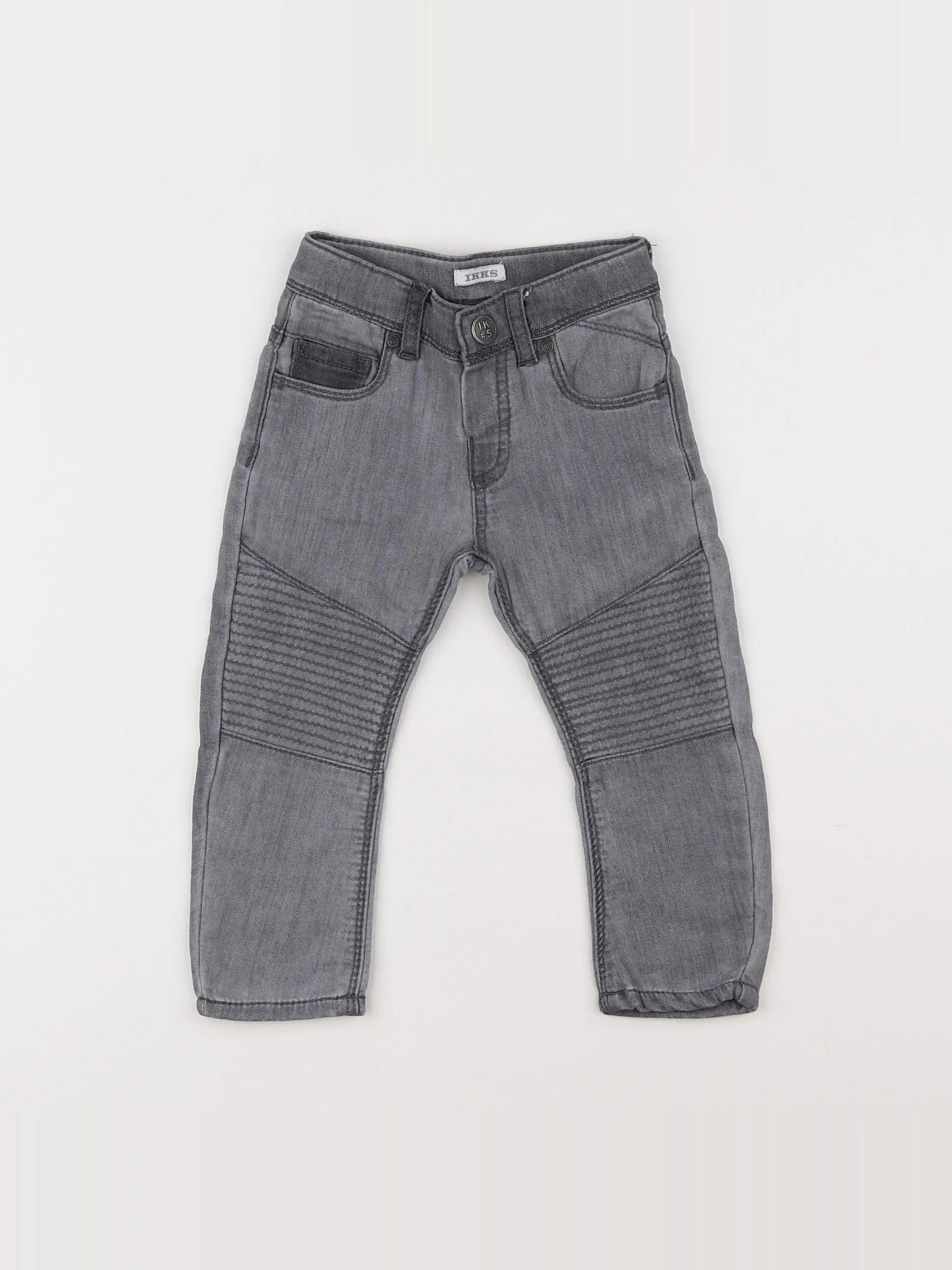IKKS - jean gris - 18 mois
