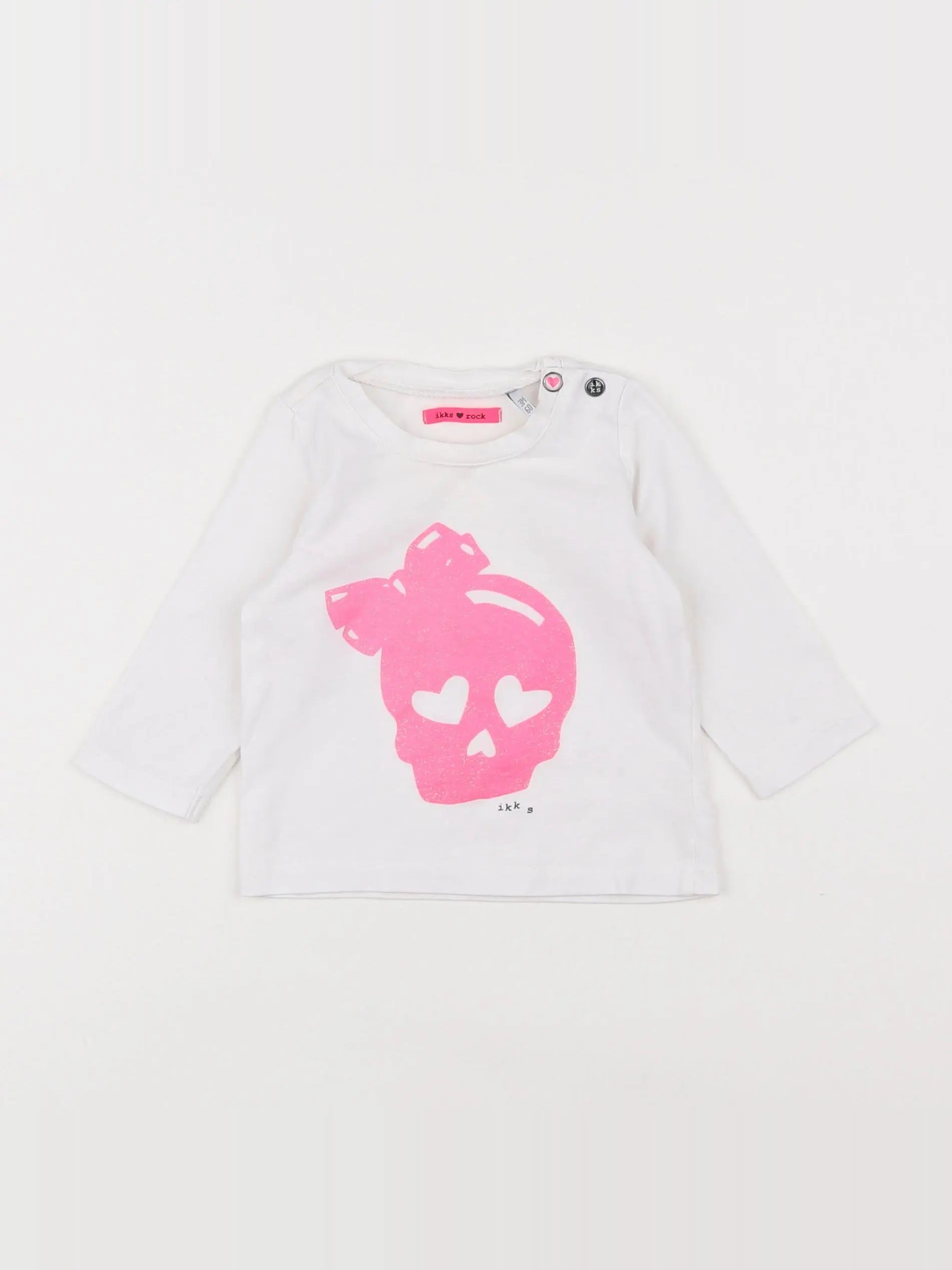 IKKS - tee-shirt blanc - 3 mois