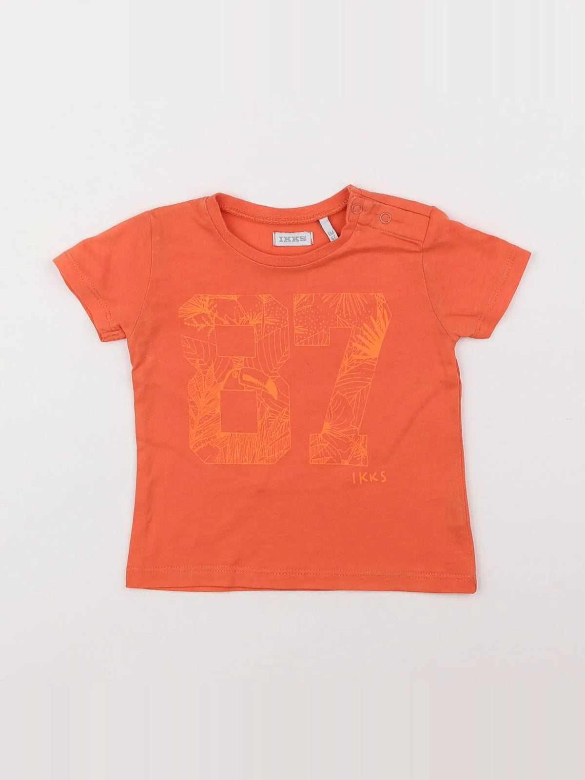 IKKS - tee-shirt orange - 6 mois
