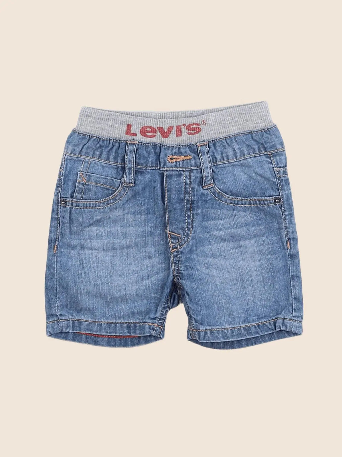 Levi's - short bleu - 12 mois