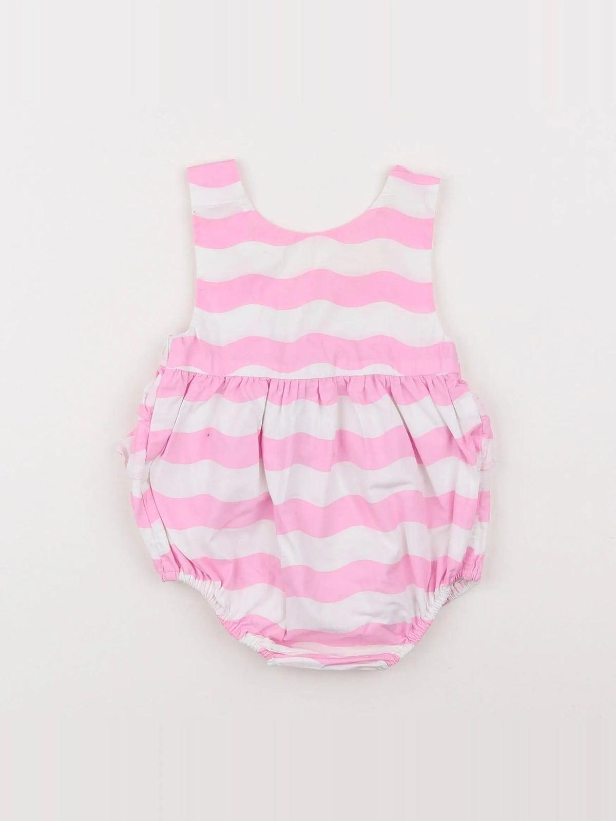 Jacadi - combinaison blanc, rose - 6 mois