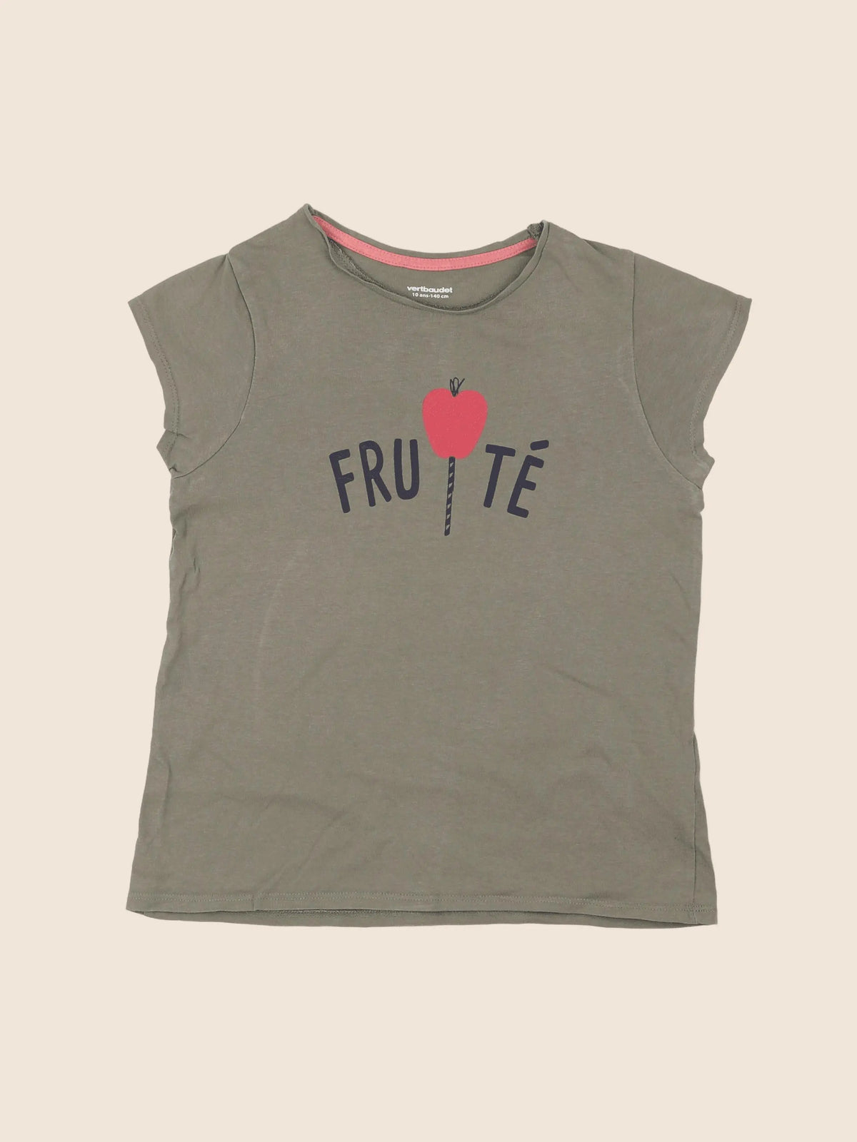 Vertbaudet - tee-shirt vert - 10 ans