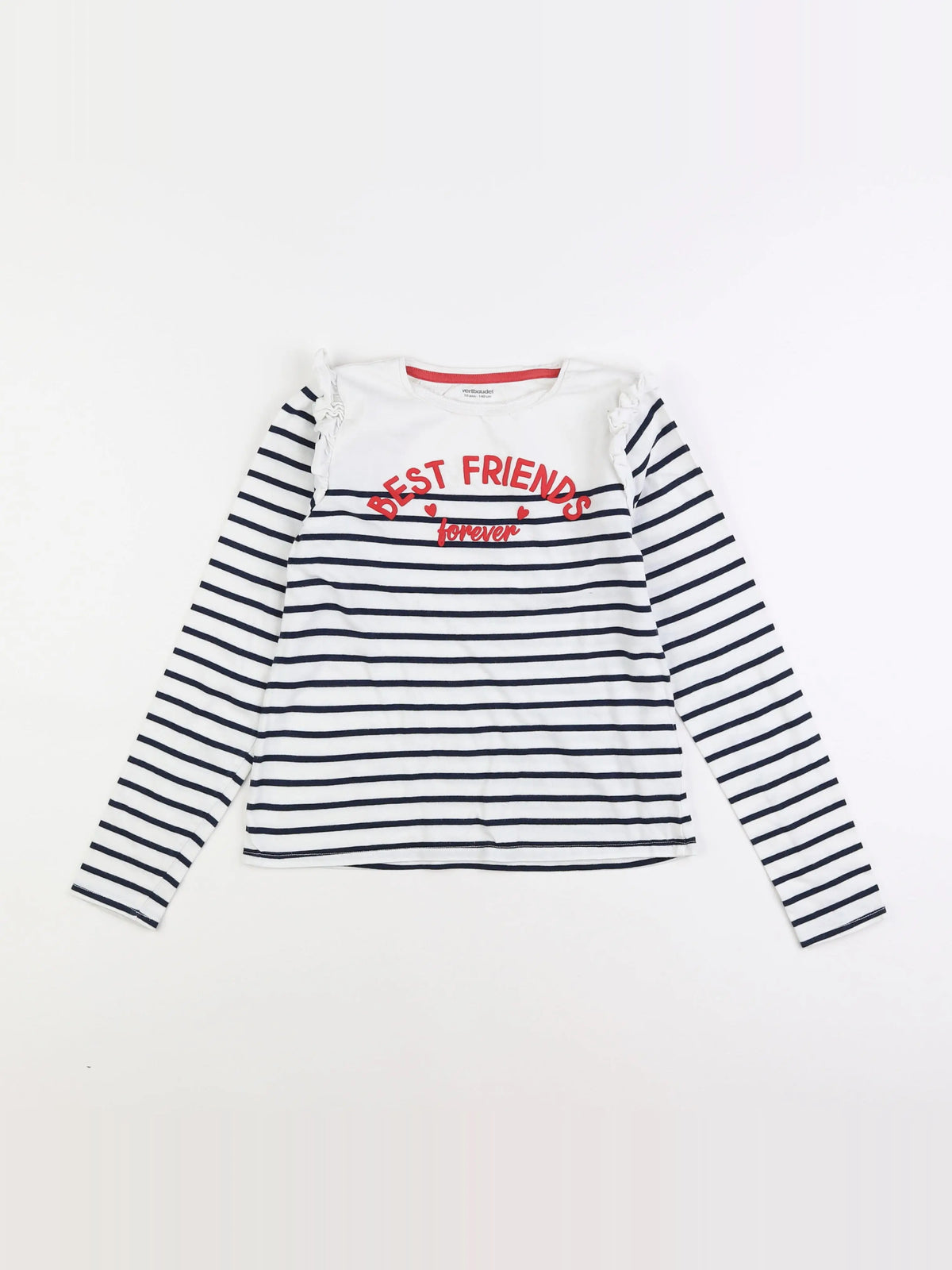 Vertbaudet - tee-shirt blanc - 10 ans
