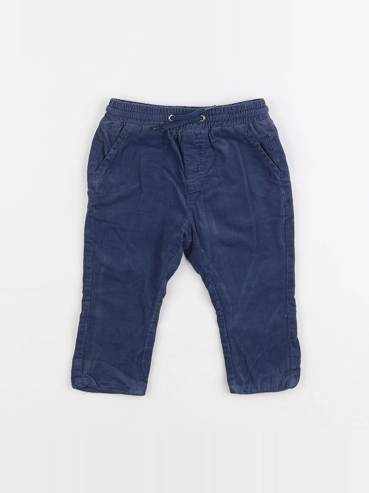 Vertbaudet - pantalon bleu - 6 mois