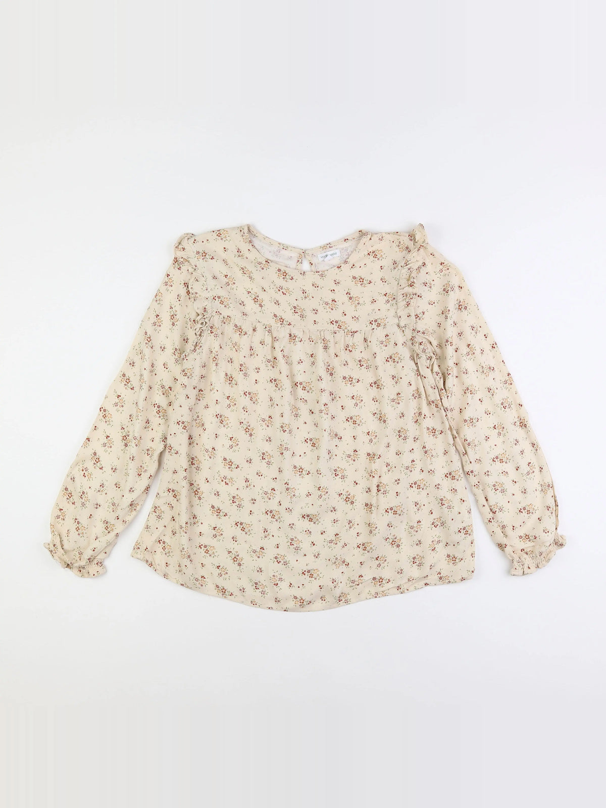 Vertbaudet - blouse beige - 14 ans