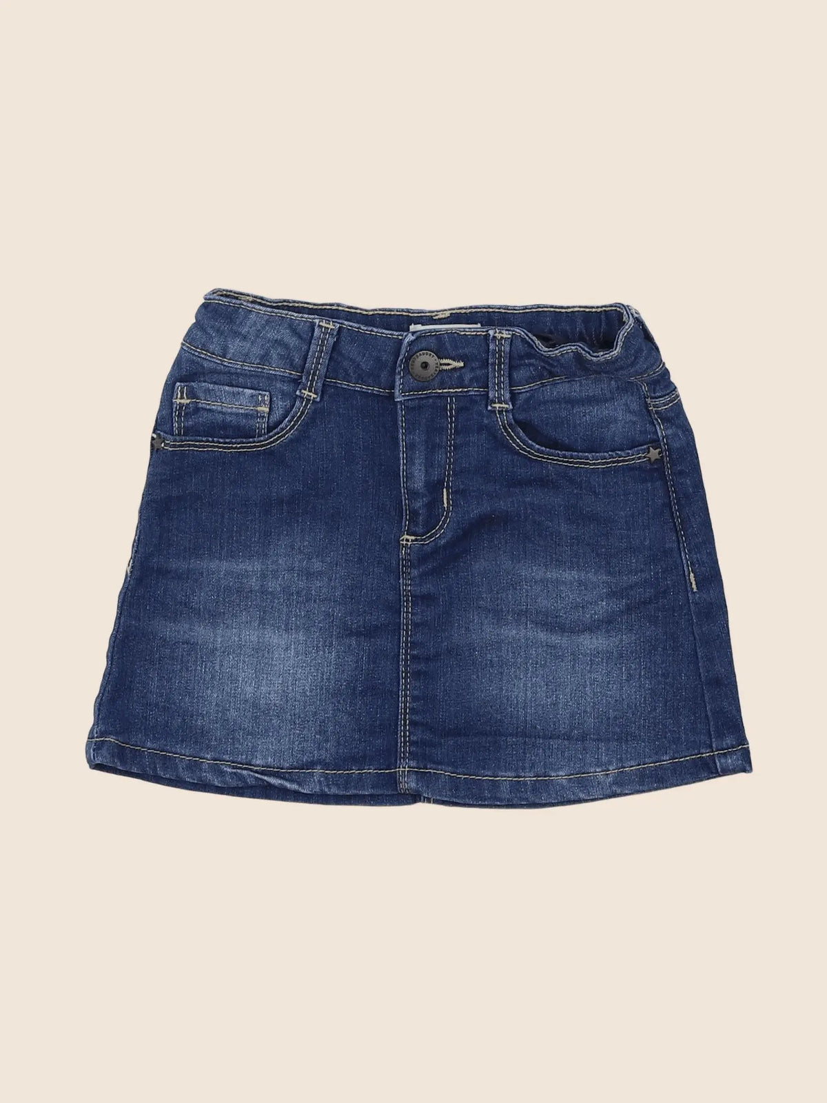 Vertbaudet - jupe bleu - 4 ans