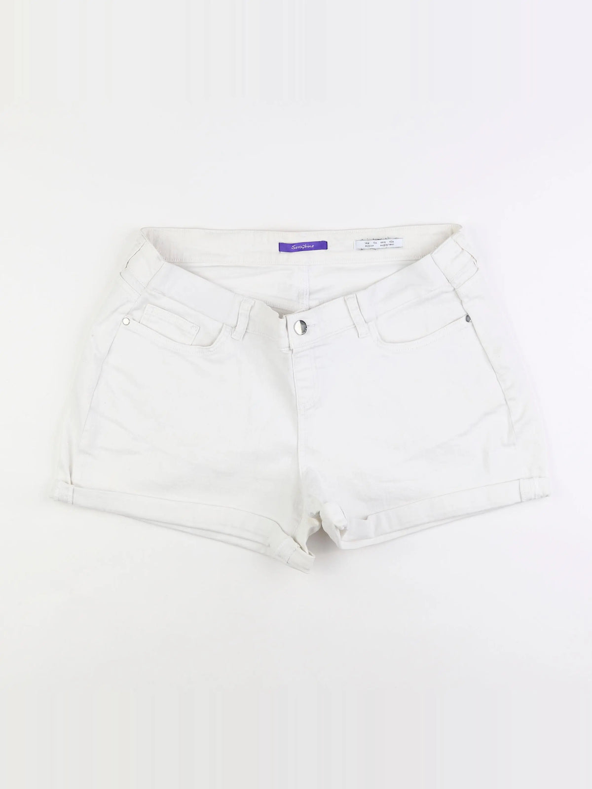 Seraphine - short grossesse blanc - 44