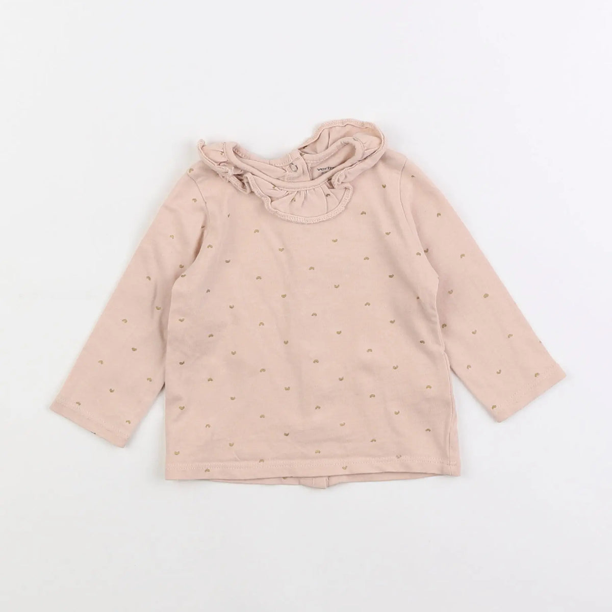 Vertbaudet - tee-shirt rose - 6 mois