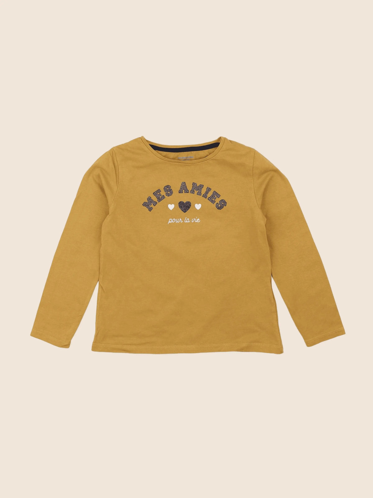 Vertbaudet - tee-shirt jaune - 6 ans