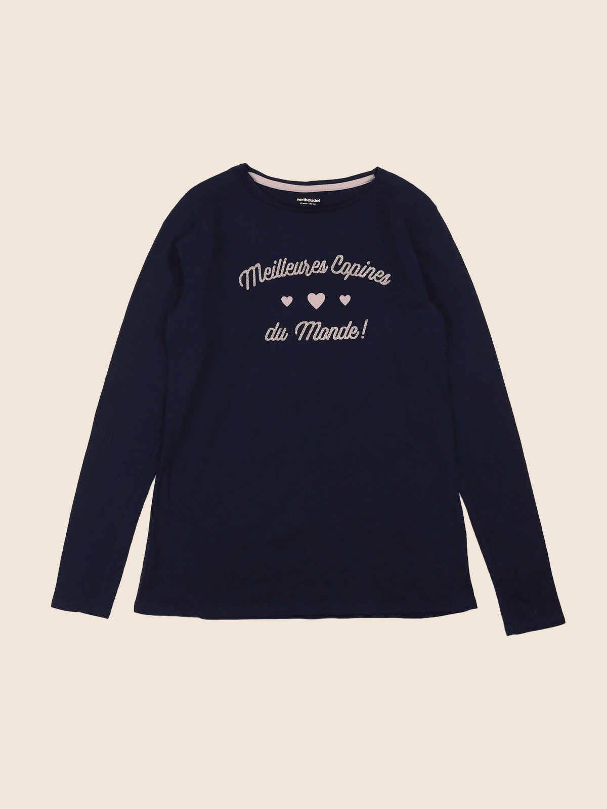 Vertbaudet - tee-shirt bleu - 12 ans
