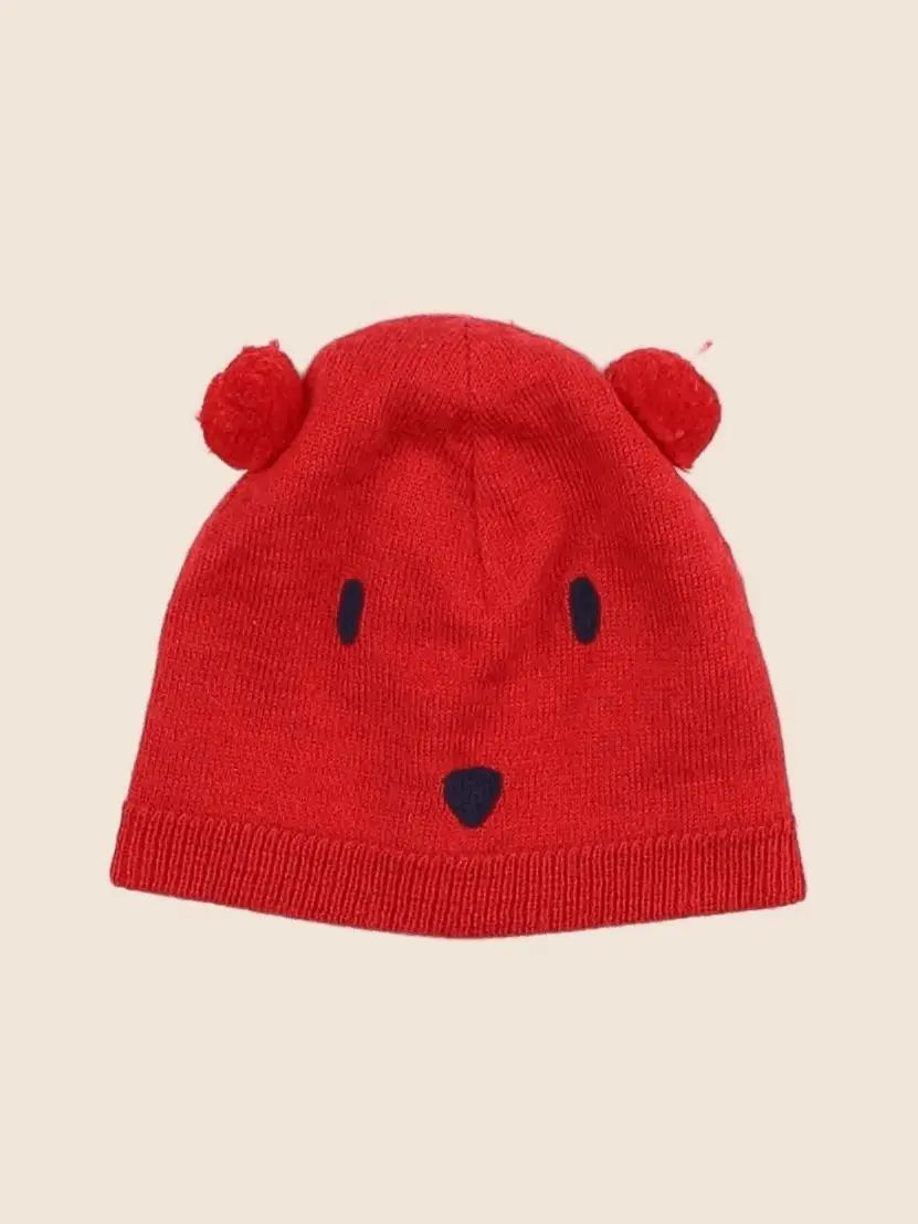 Petit Bateau - bonnet rouge - 3 mois
