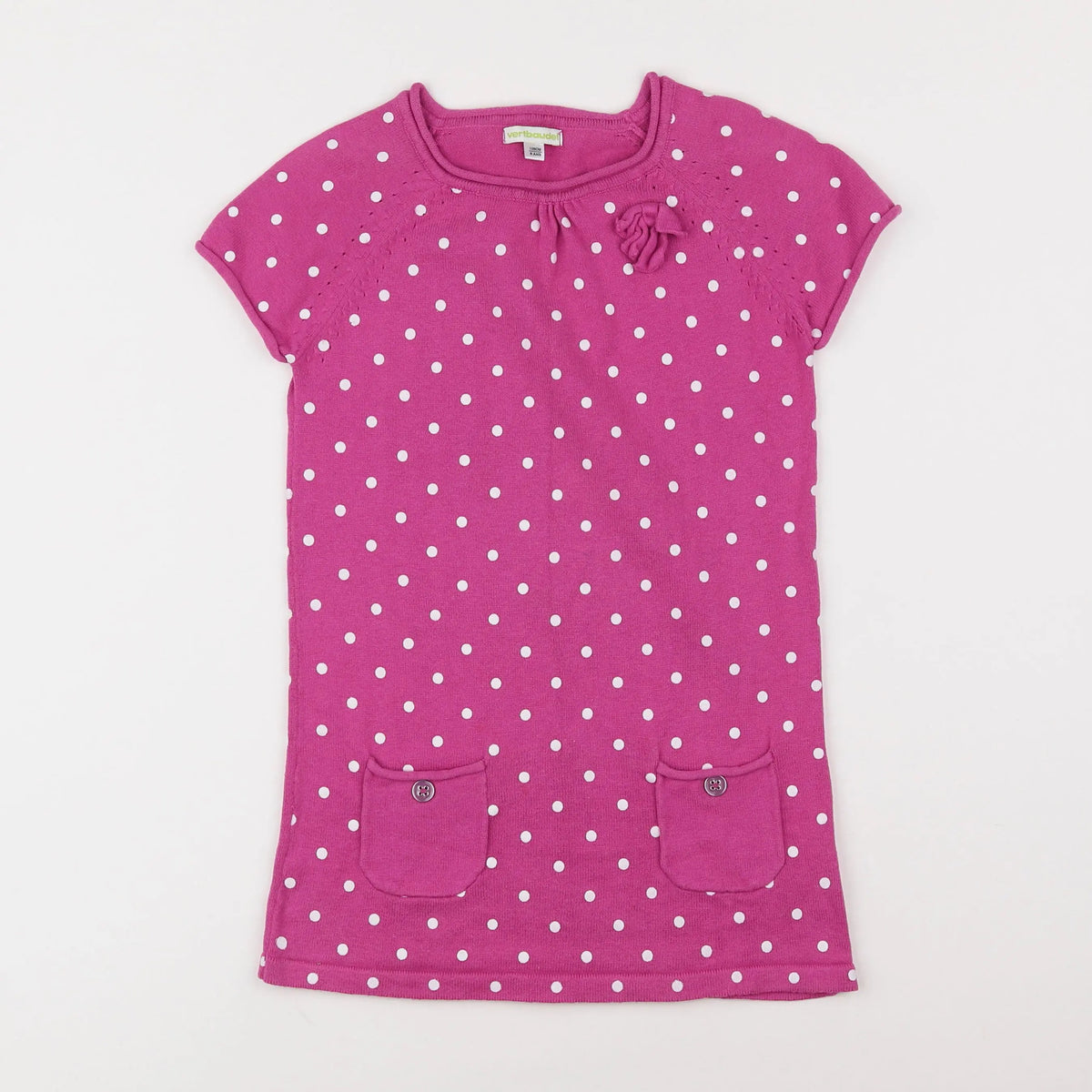 Vertbaudet - robe rose - 8 ans