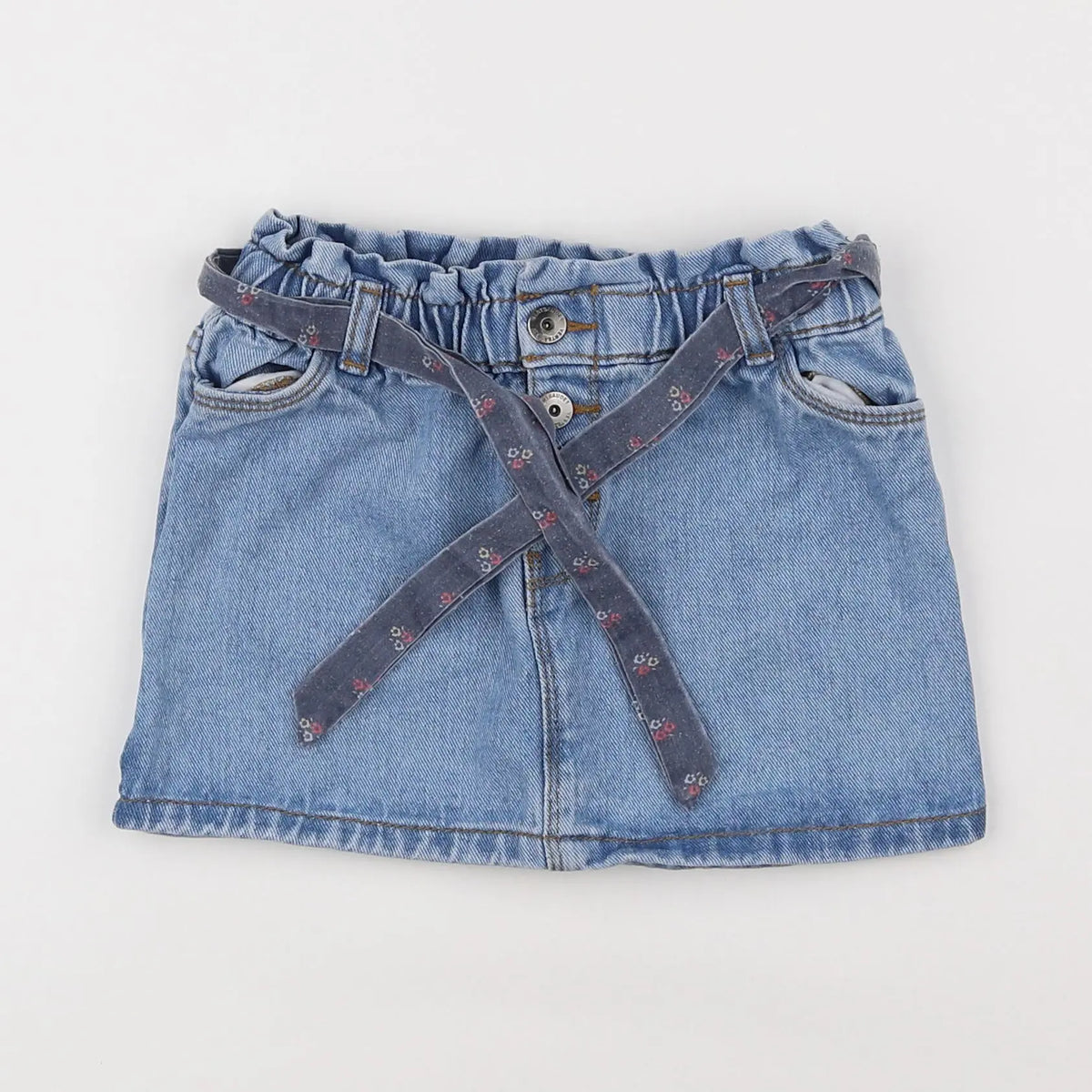 Vertbaudet - jupe bleu - 4 ans