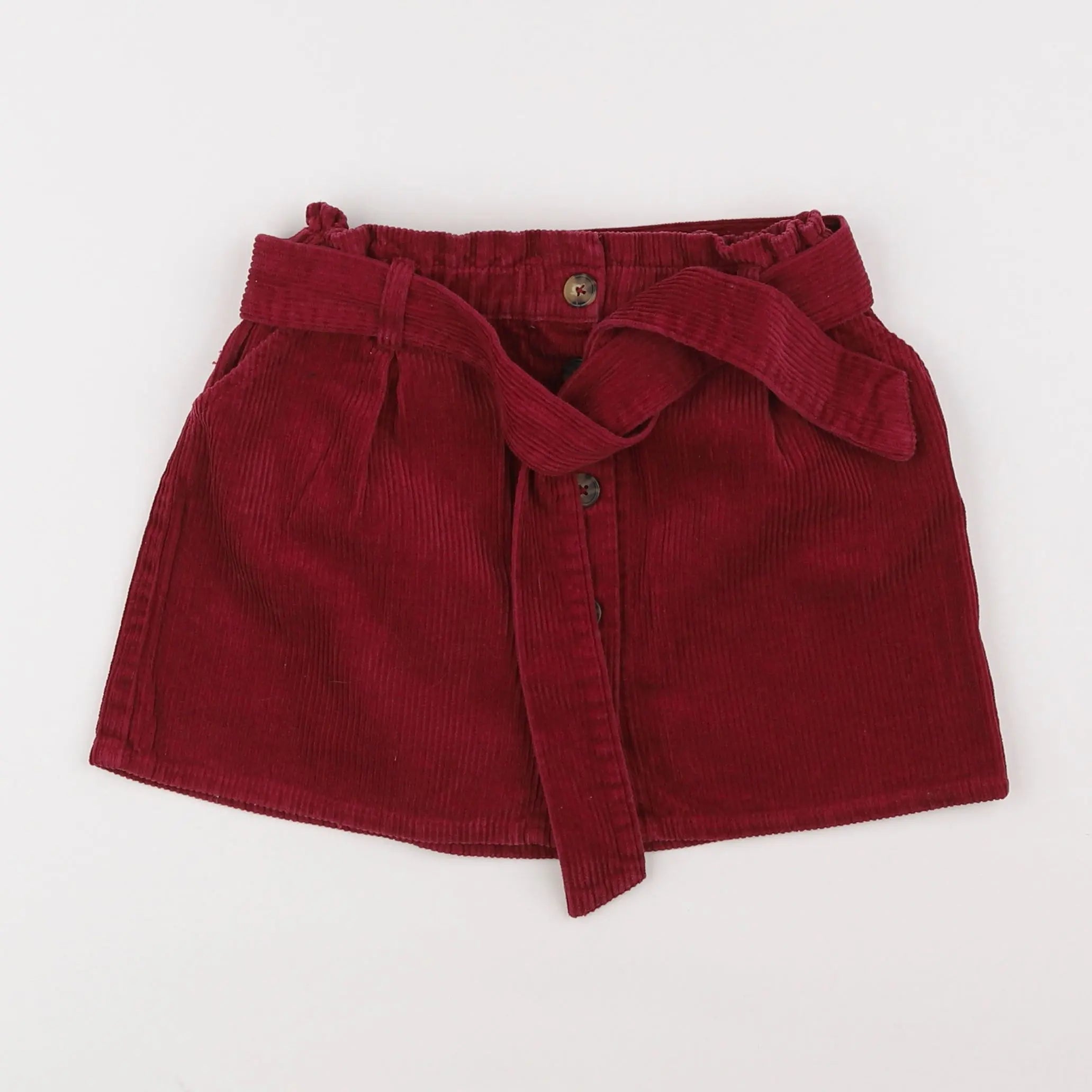 Vertbaudet - jupe rouge - 8 ans