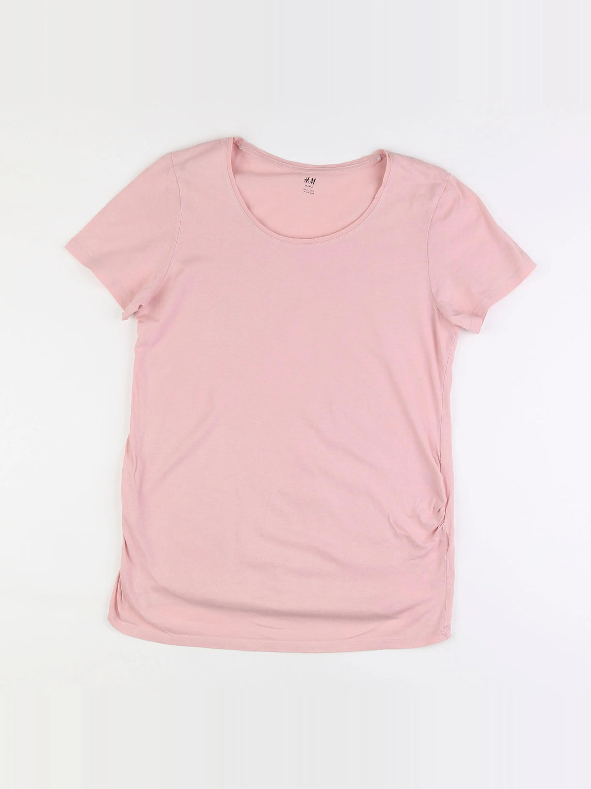 H&M - tee-shirt grossesse rose - 36 à 38