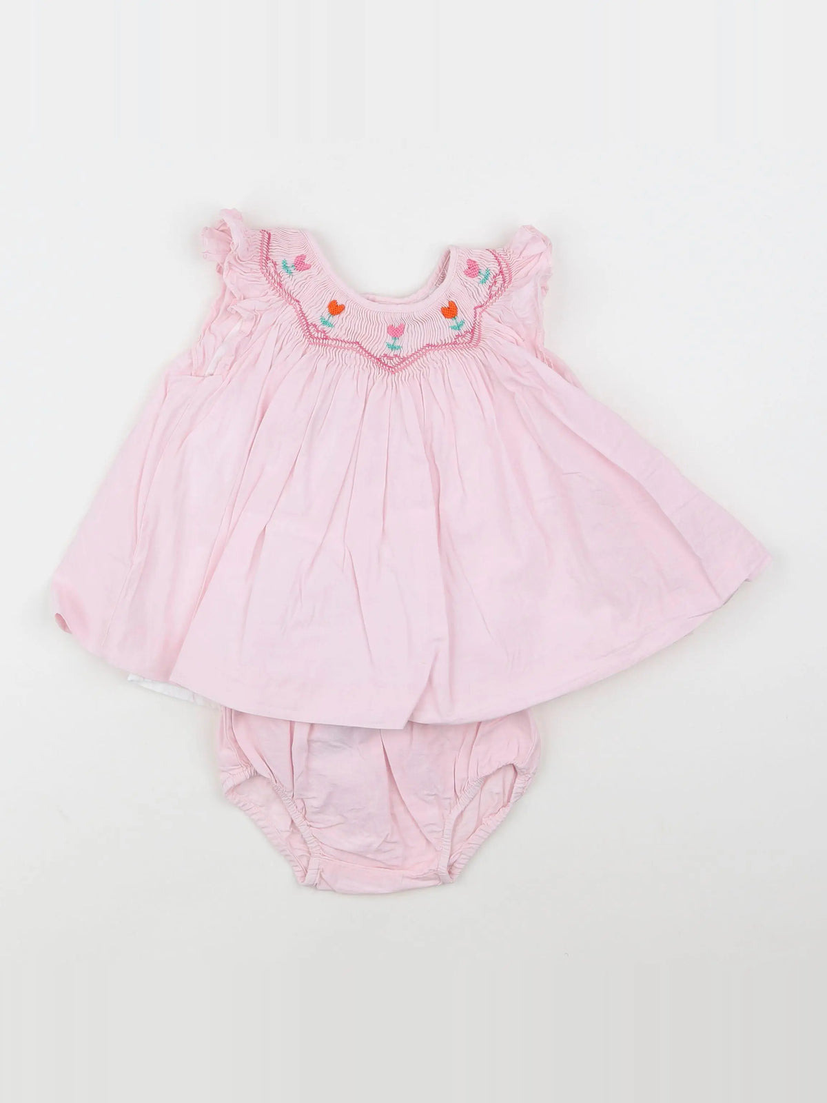 Jacadi - robe rose - 6 mois