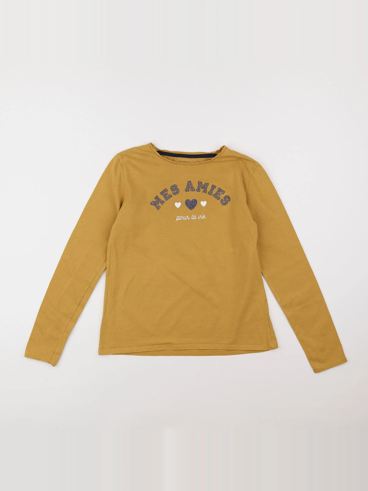 Vertbaudet - tee-shirt jaune - 12 ans