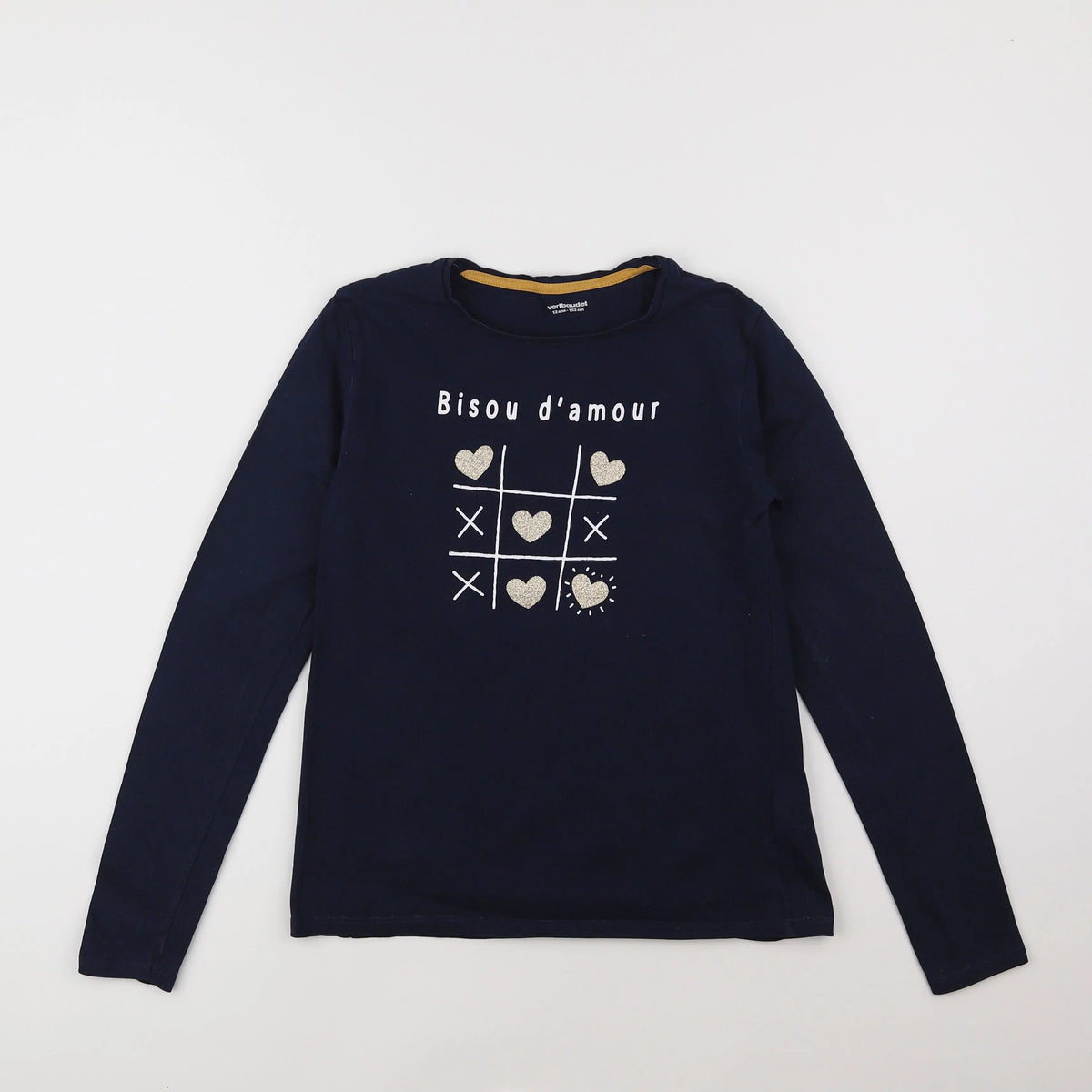 Vertbaudet - tee-shirt bleu - 12 ans