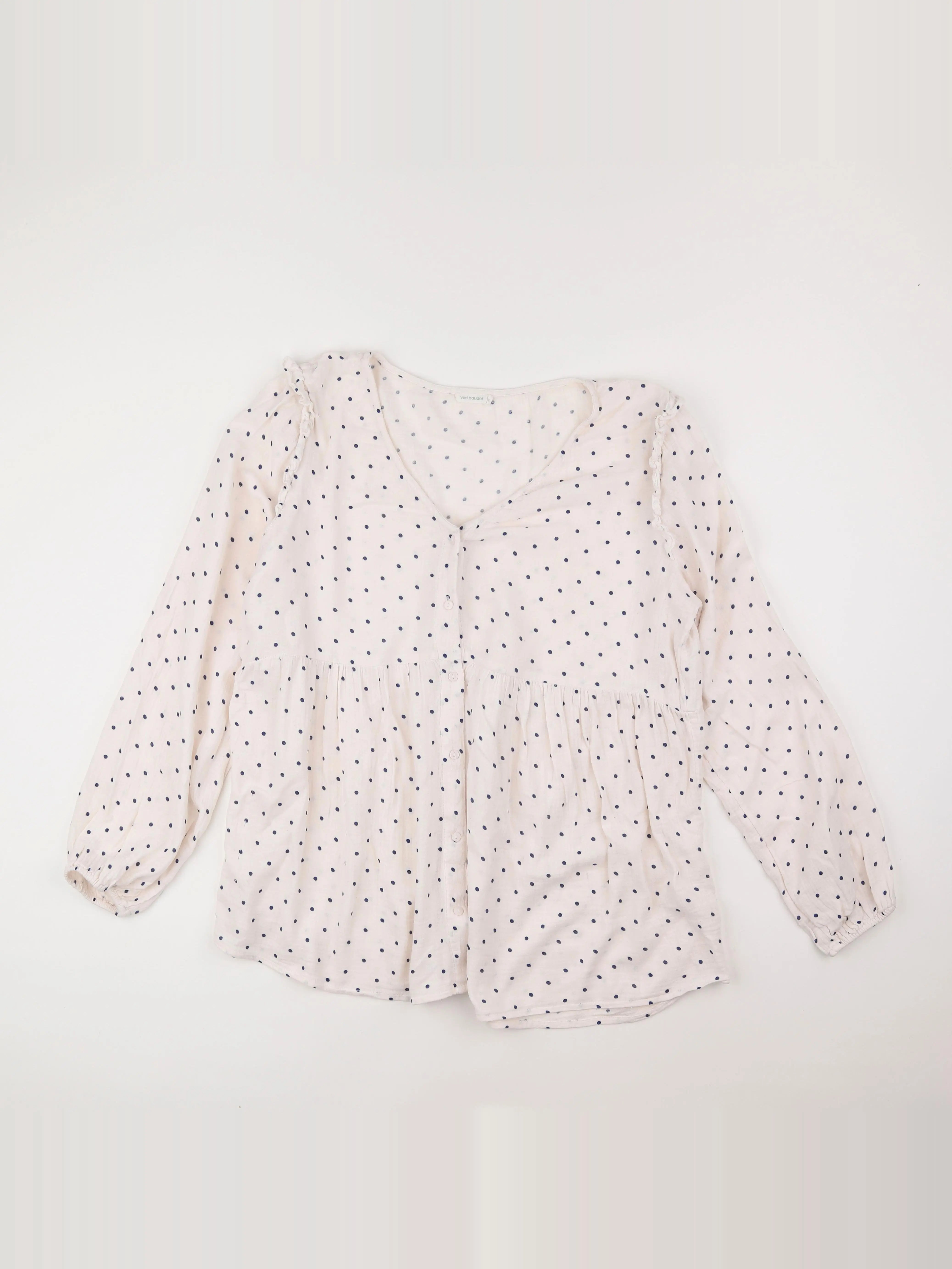 Vertbaudet - blouse grossesse bleu, blanc - 44