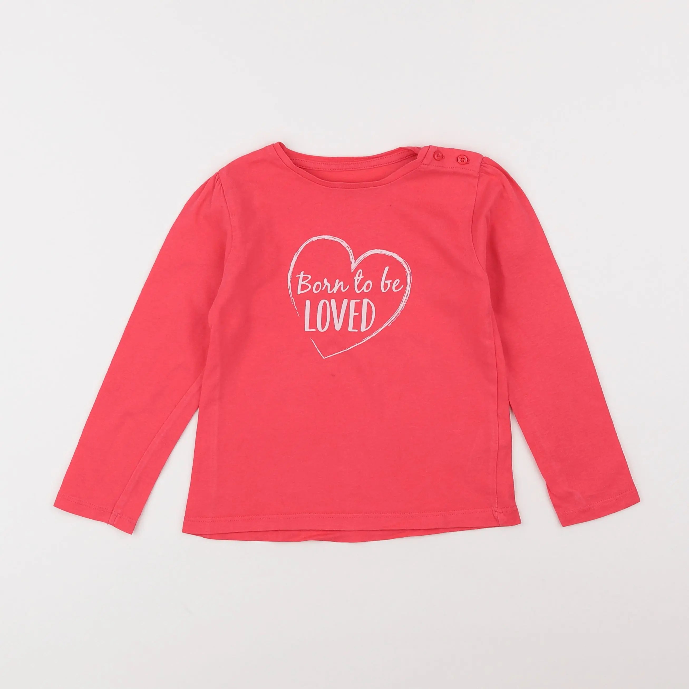 Vertbaudet - tee-shirt rose - 3 ans