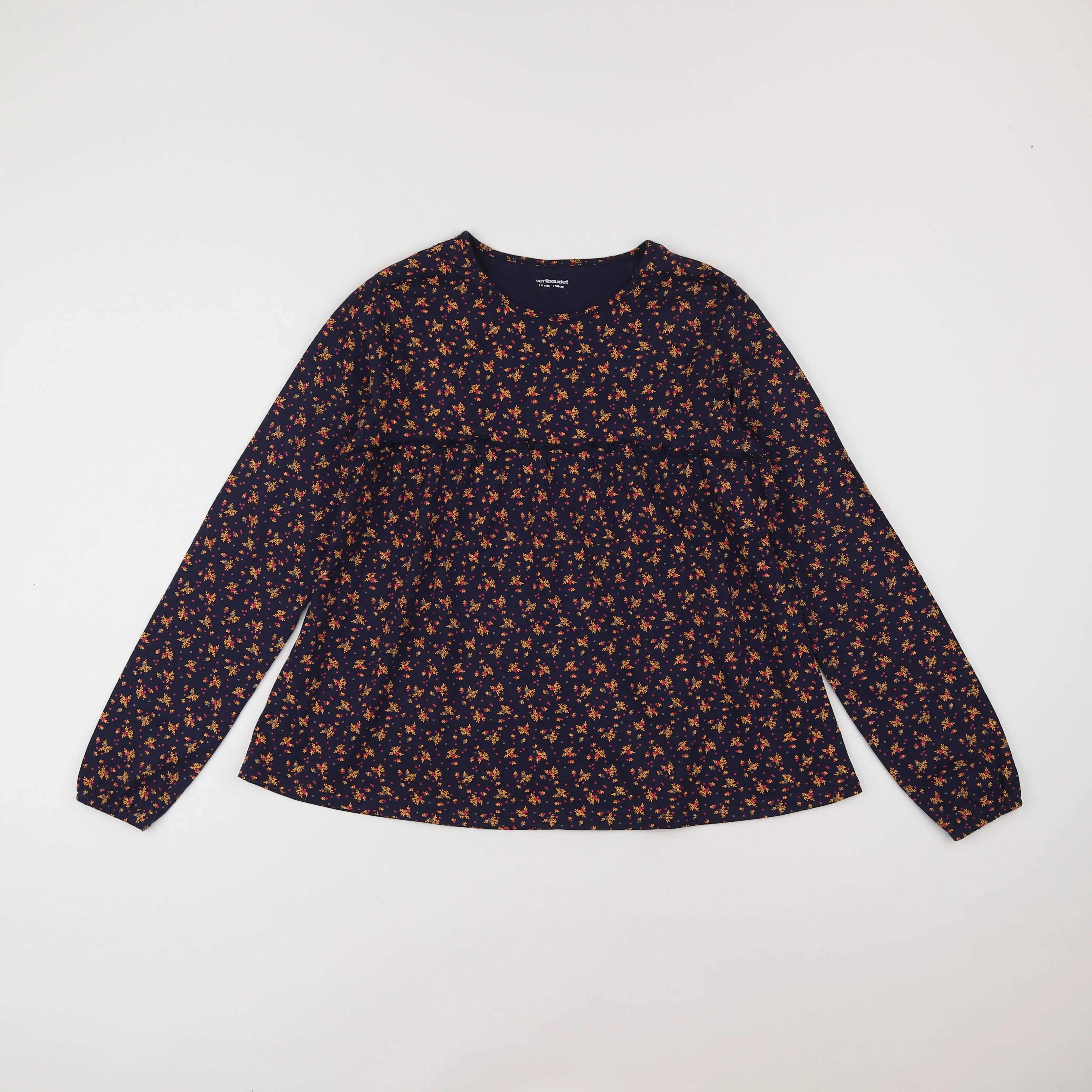 Vertbaudet - tee-shirt multicolore - 14 ans