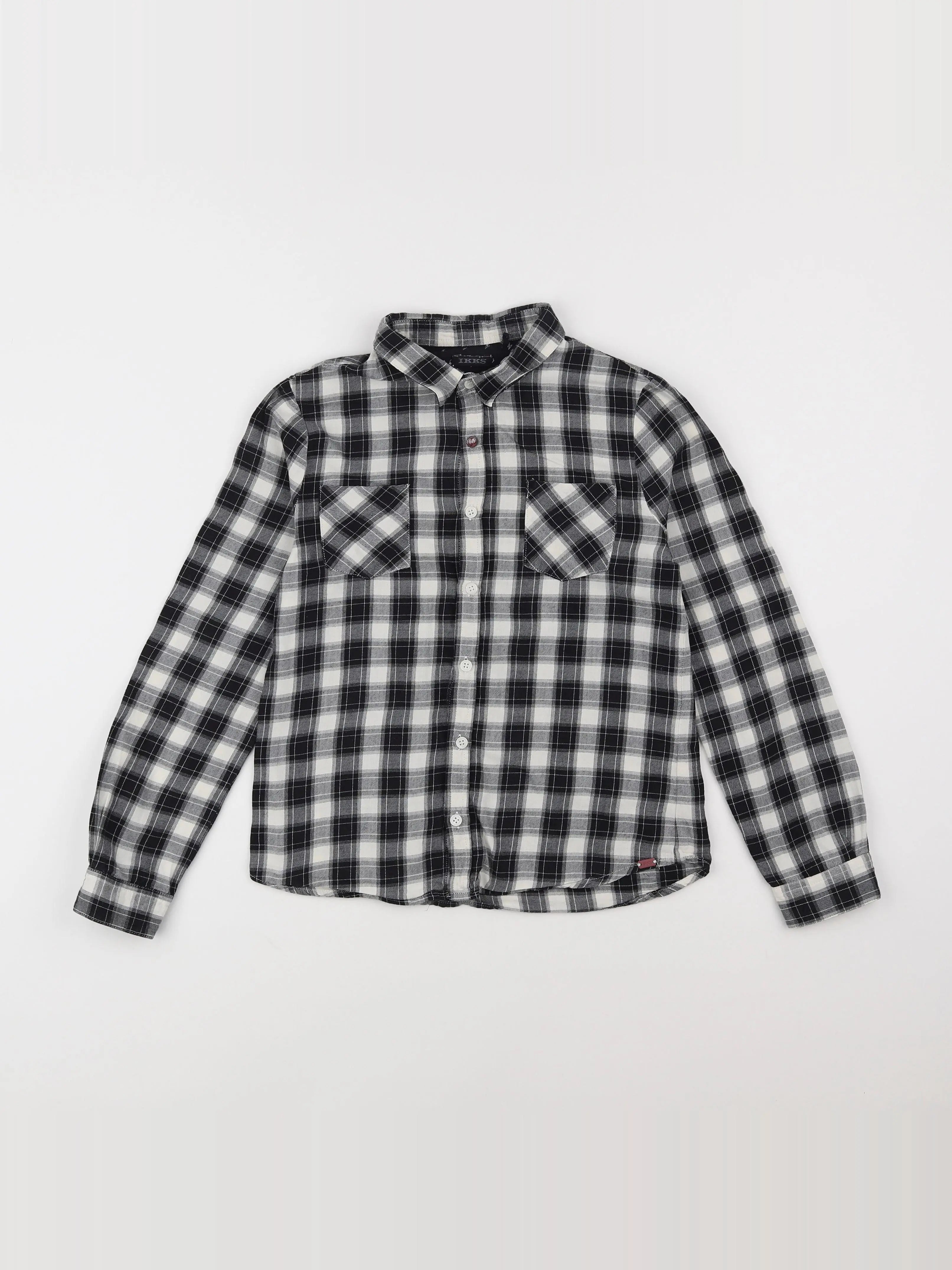 IKKS - chemise noir - 10 ans